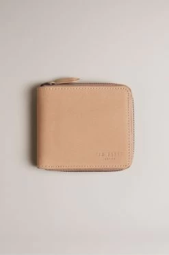 Ted Baker Krolt Nubuck Brown Ziparound Wallet