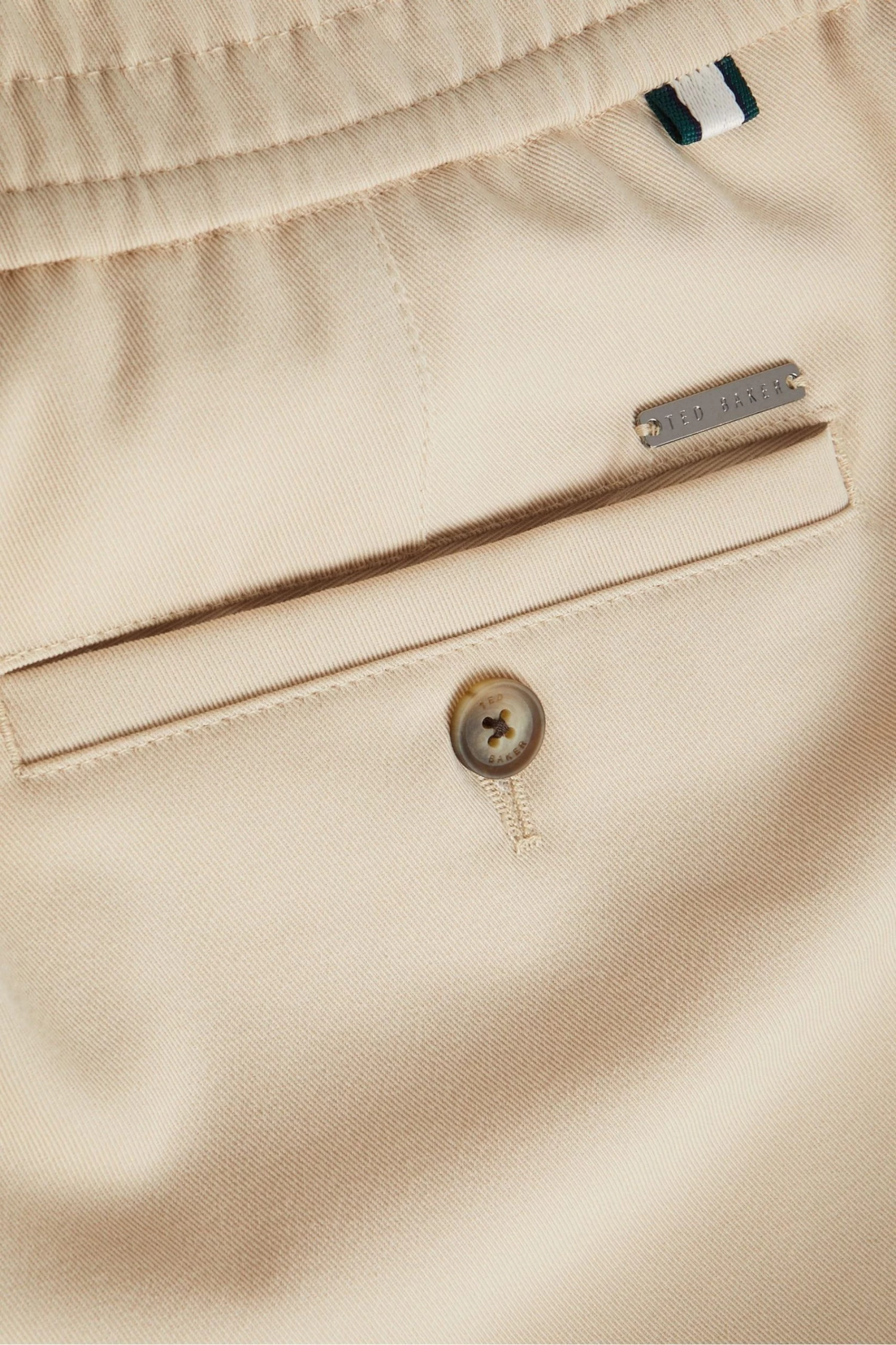 Ted Baker Rodny Irvine Natural Slim Fit Trousers - Image 5