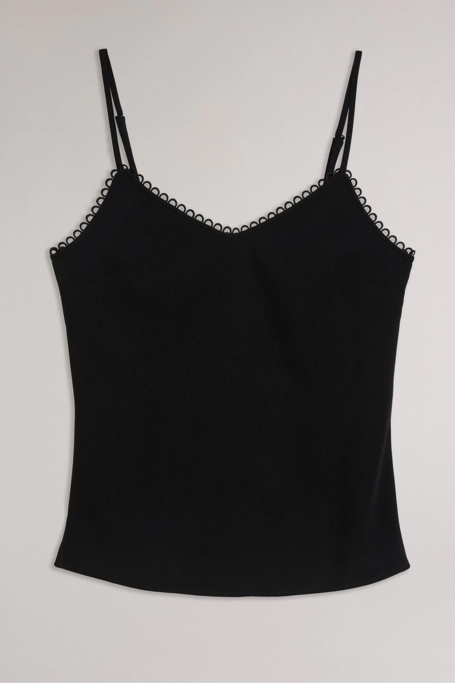 Ted Baker Andreno Black Strappy Cami With Rouleaux Trims - Image 4