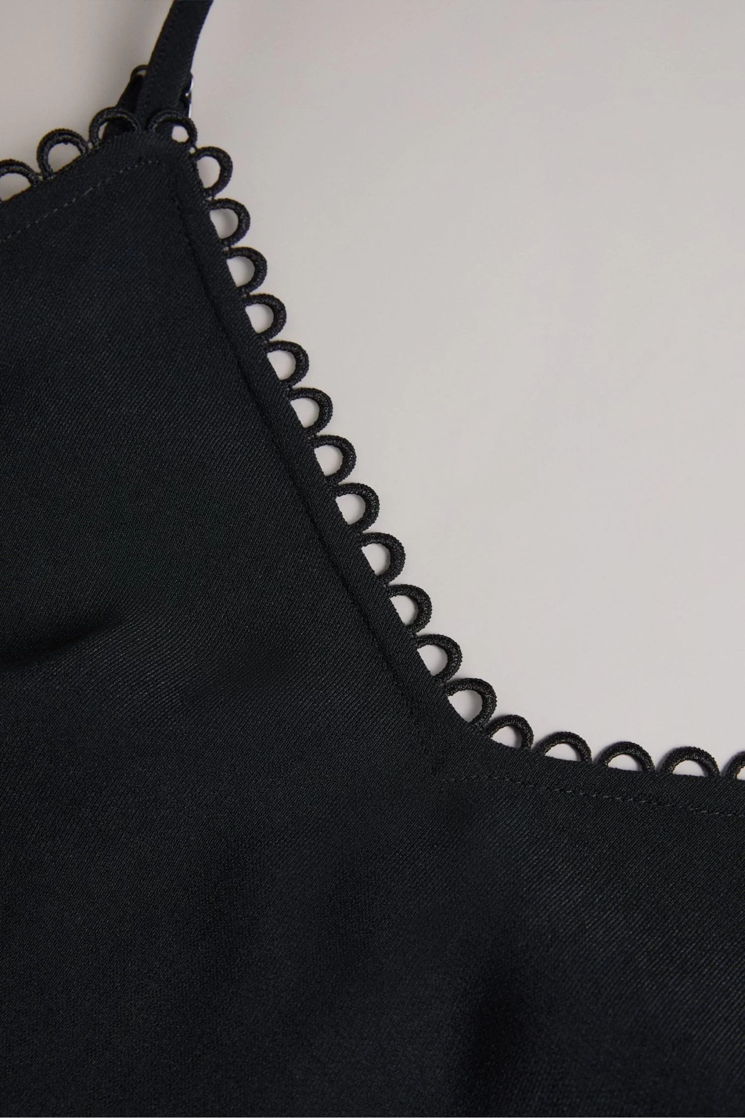 Ted Baker Andreno Black Strappy Cami With Rouleaux Trims - Image 5