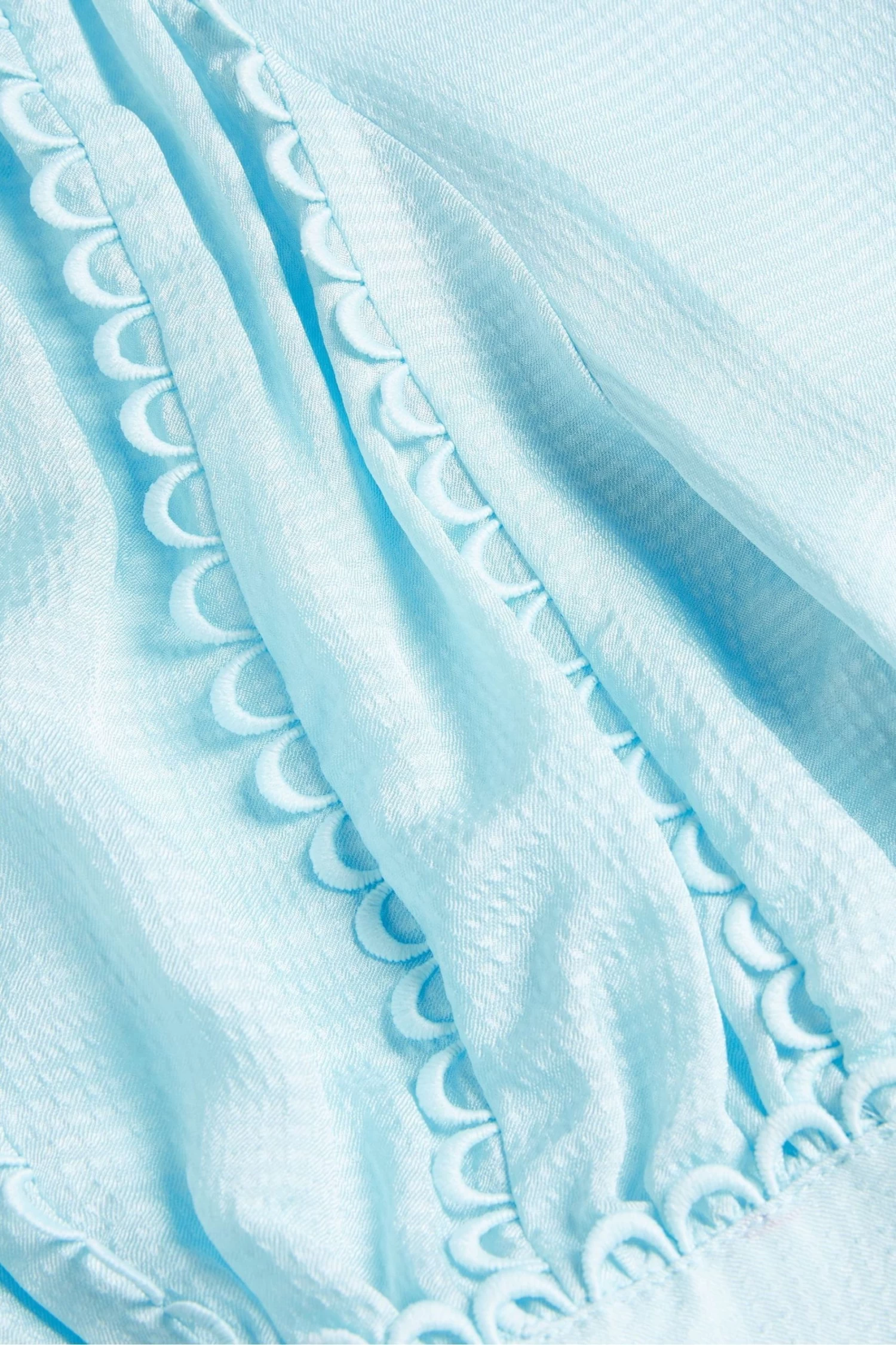 Ted Baker Sky Blue Azilea Puff Sleeve Midi Tea Dress - Image 5