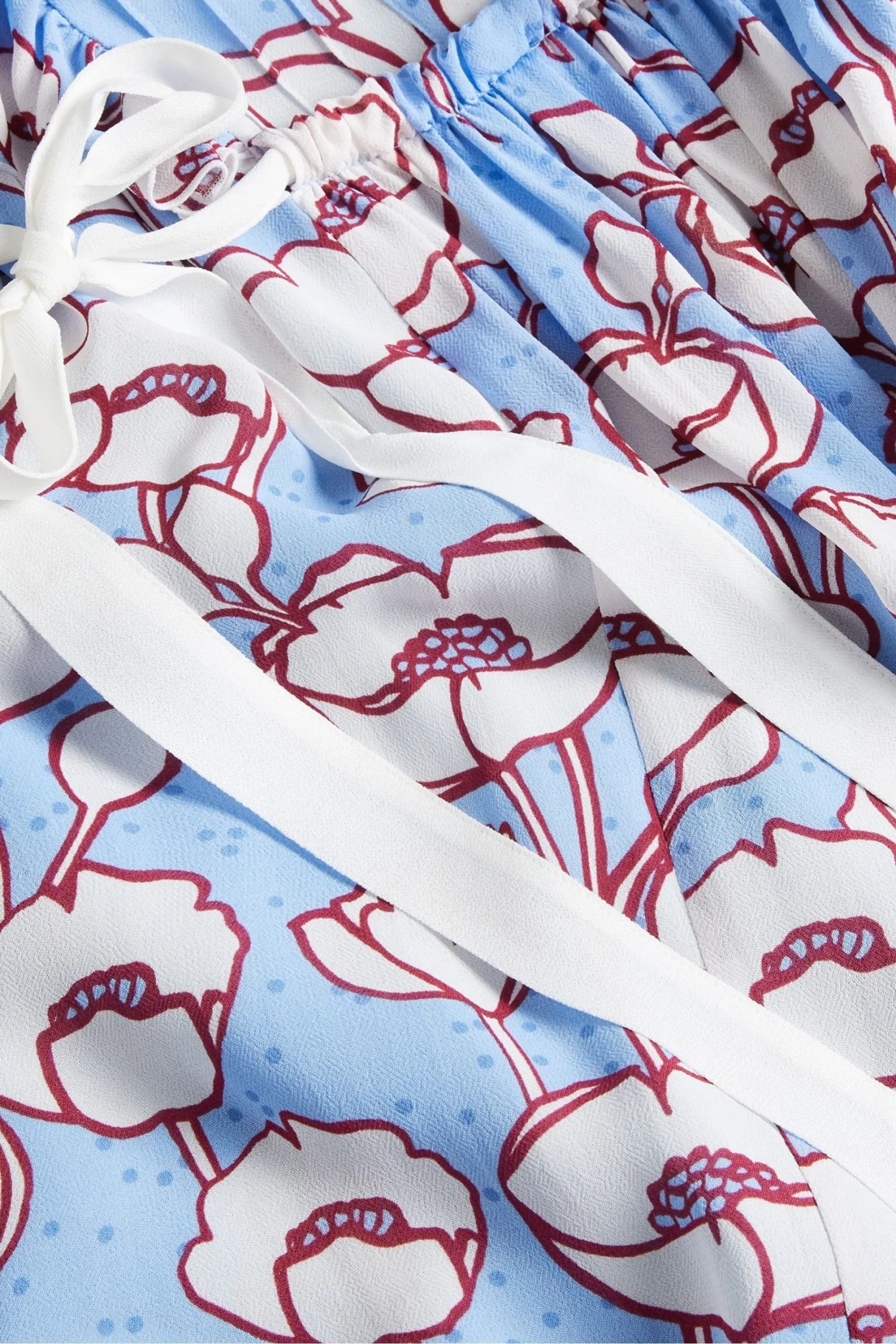 Ted Baker Blue Tindraa Sleeveless Frilled Midi Dress - Image 4