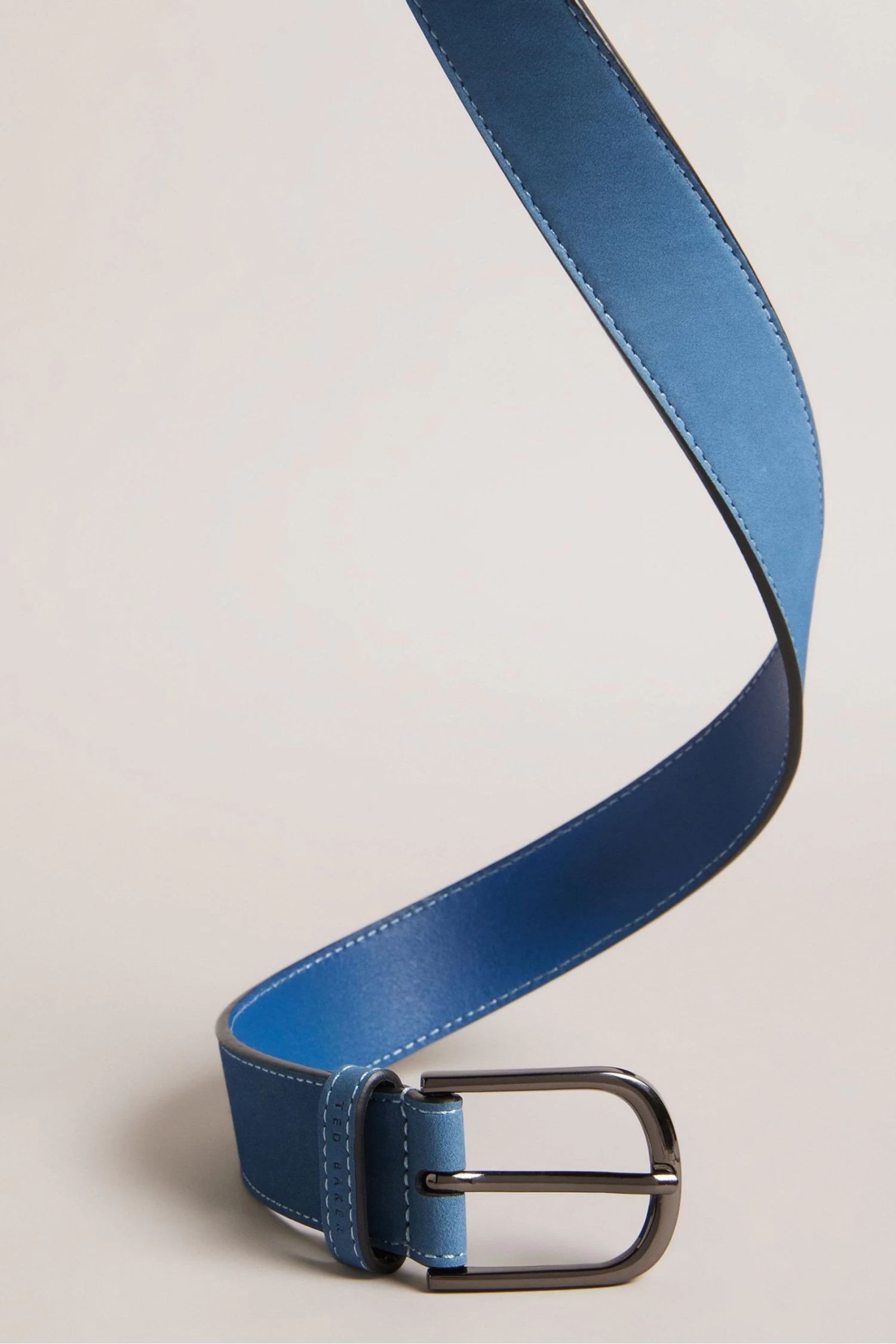 Ted Baker Blue Leather Belt - Image 2