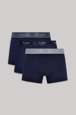 Ted Baker Natural Cotton Fashion Trunk 3-Pack