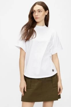 Ted Baker White Erisana Easy Fit Grown Up Sleeve T-Shirt