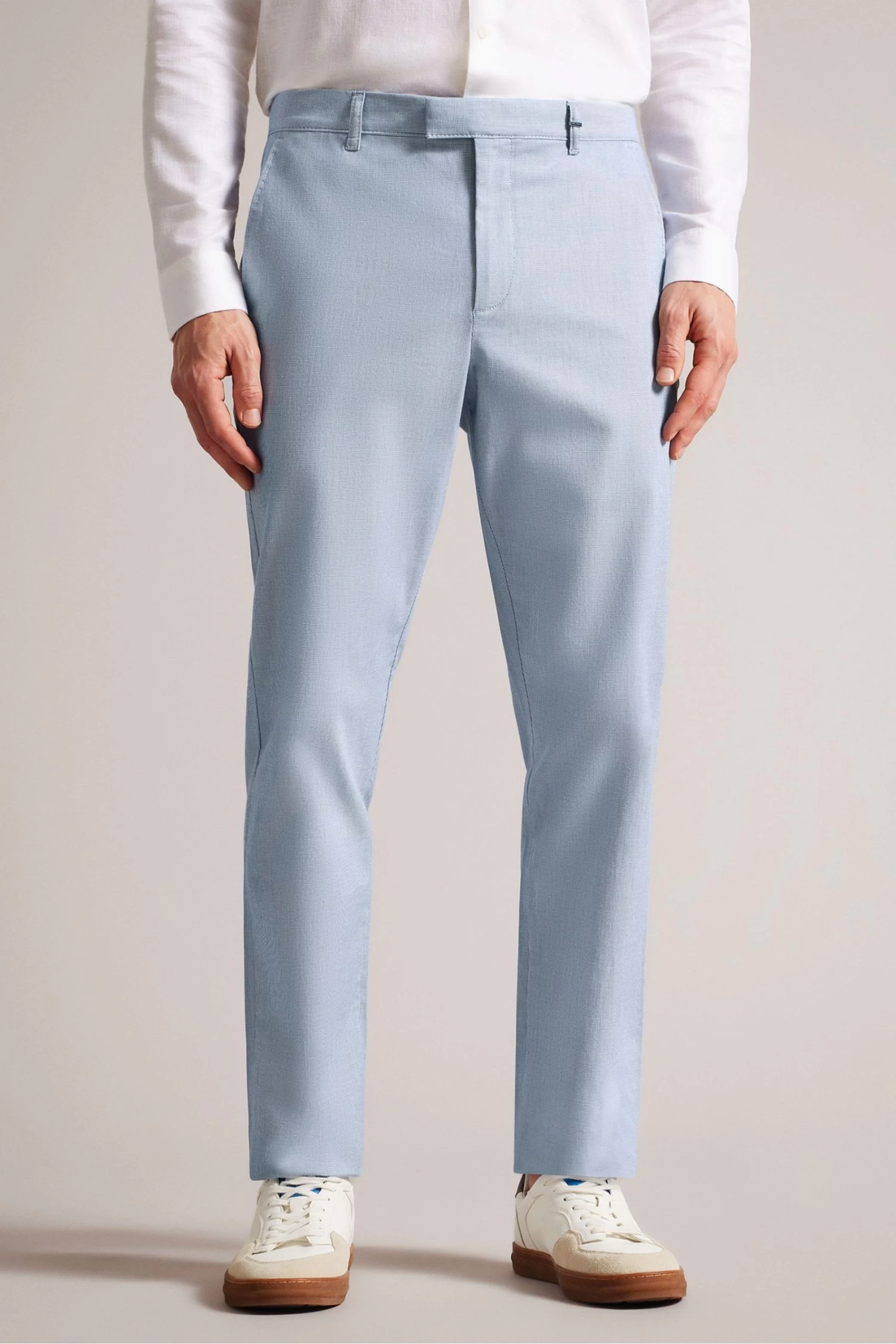 Ted Baker Slim Fit Blue Portmay Irvine Trousers