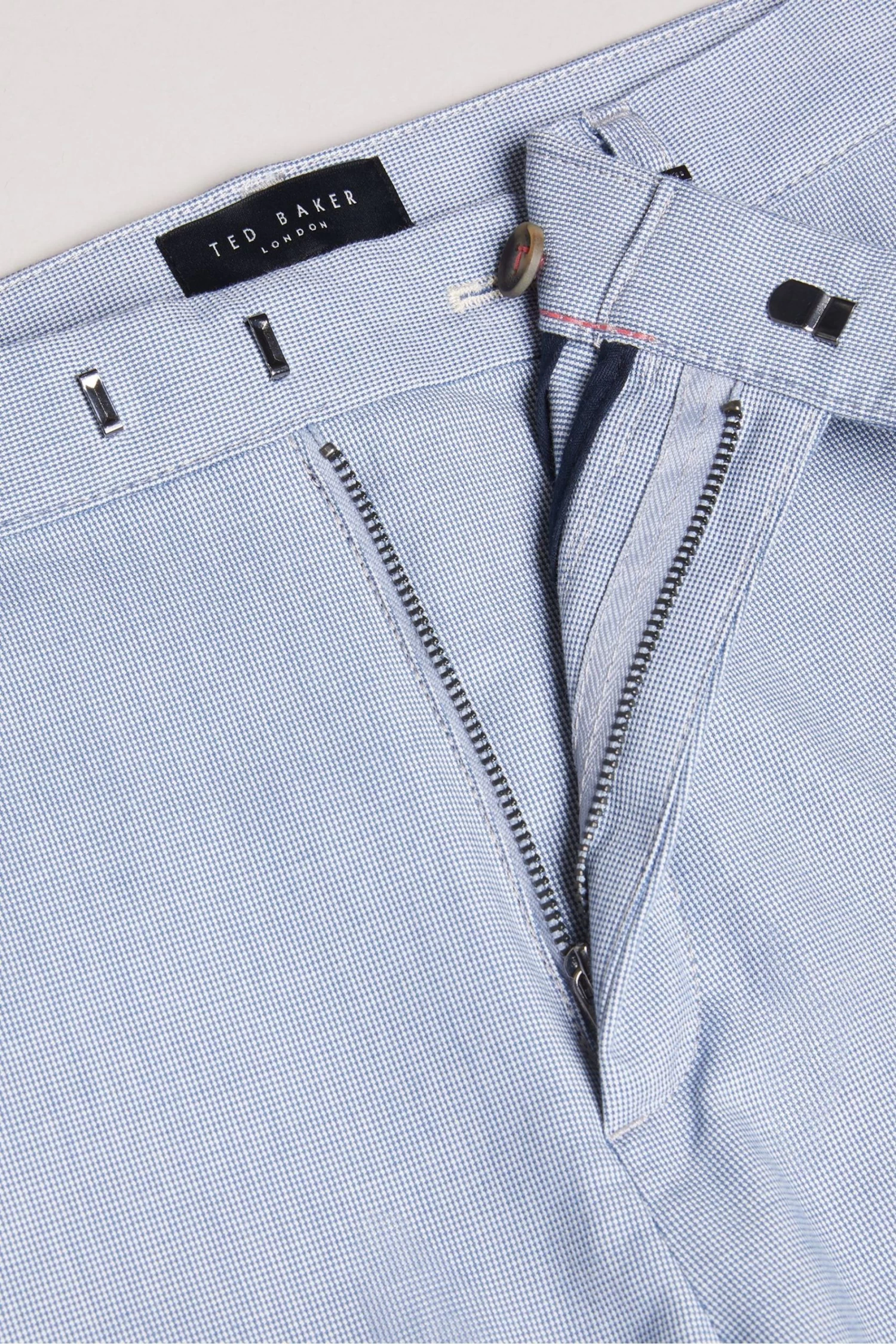 Ted Baker Slim Fit Blue Portmay Irvine Trousers - Image 4