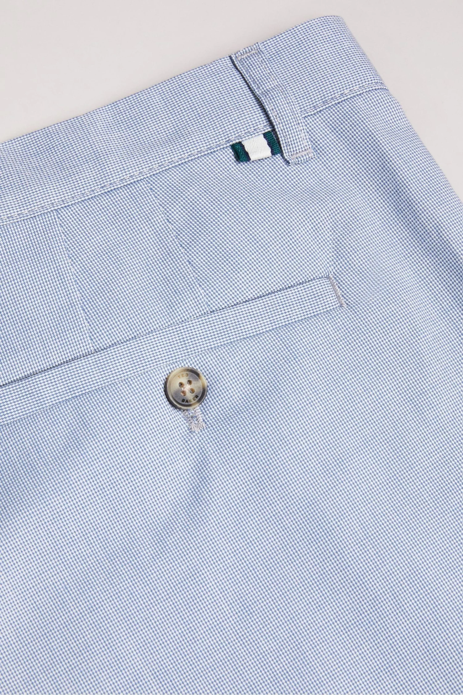 Ted Baker Slim Fit Blue Portmay Irvine Trousers - Image 5