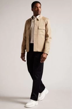 Ted Baker Cecylew White Webbing Leather And Suede Sneakers