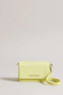 Ted Baker Green Munika Lime Compartment Card Holder