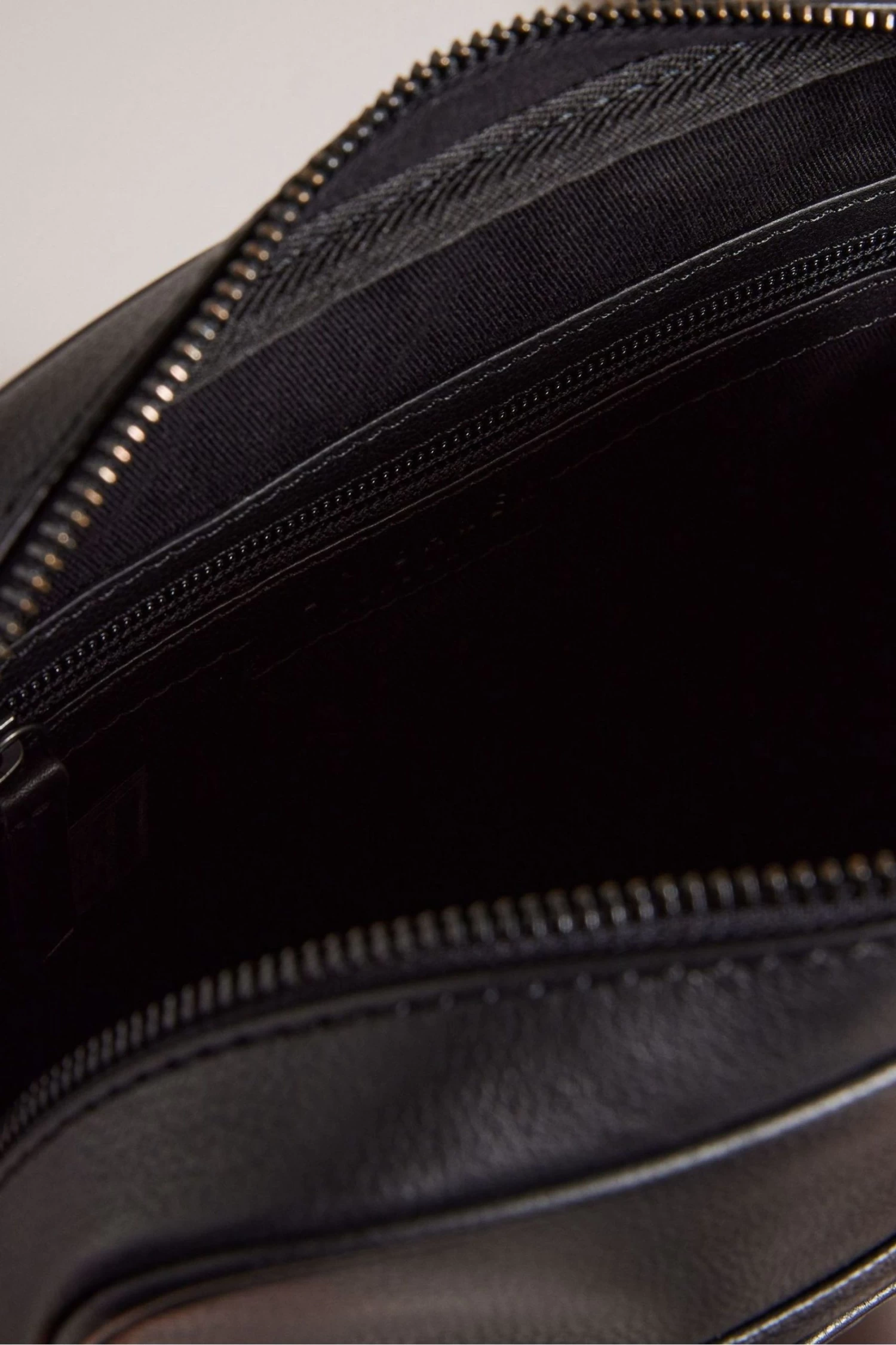 Ted Baker Canney Black Texture Leather Flight Bag - Image 2