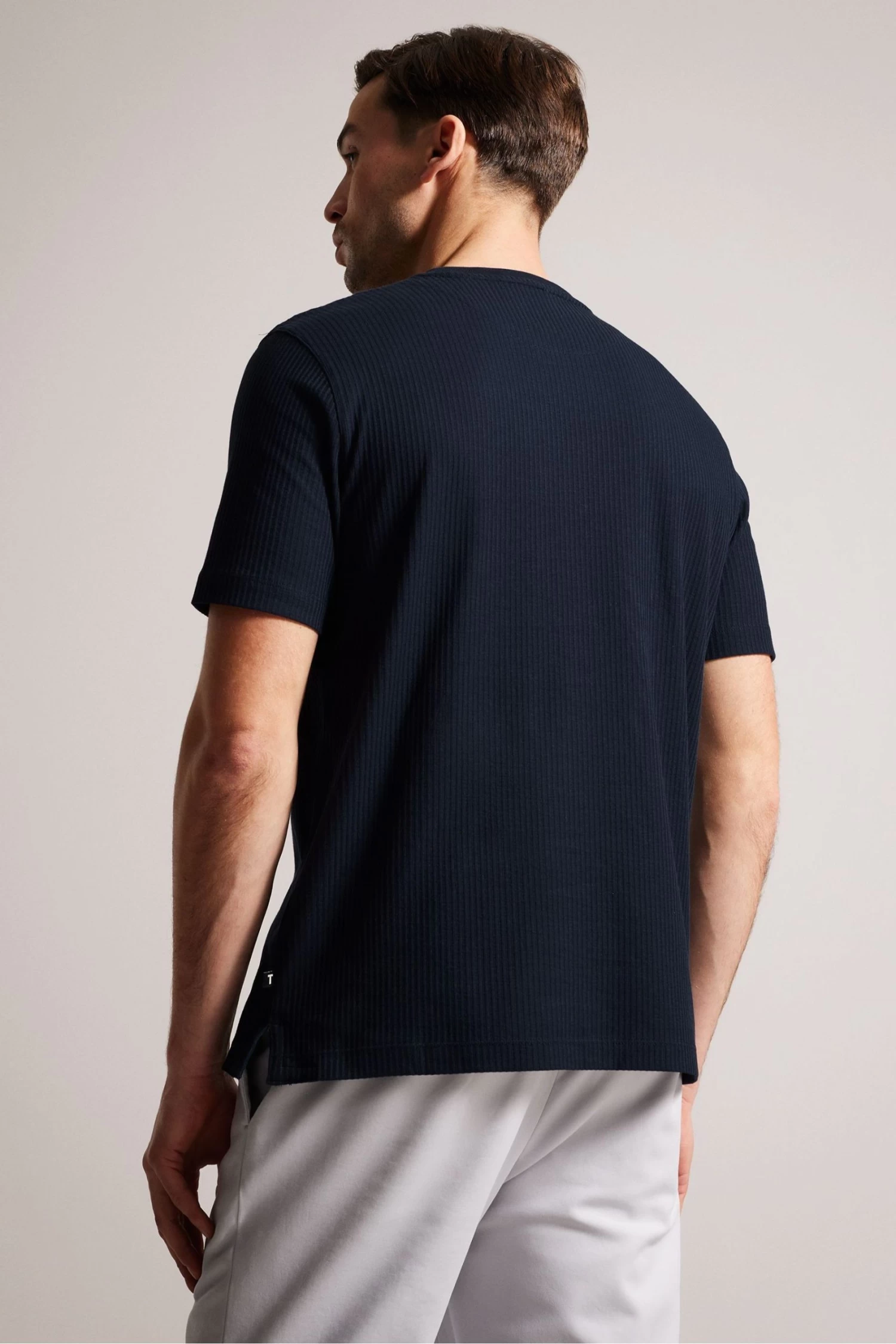 Ted Baker Blue Rakes Short Sleeved Regular Fit T-Shirt - Image 2