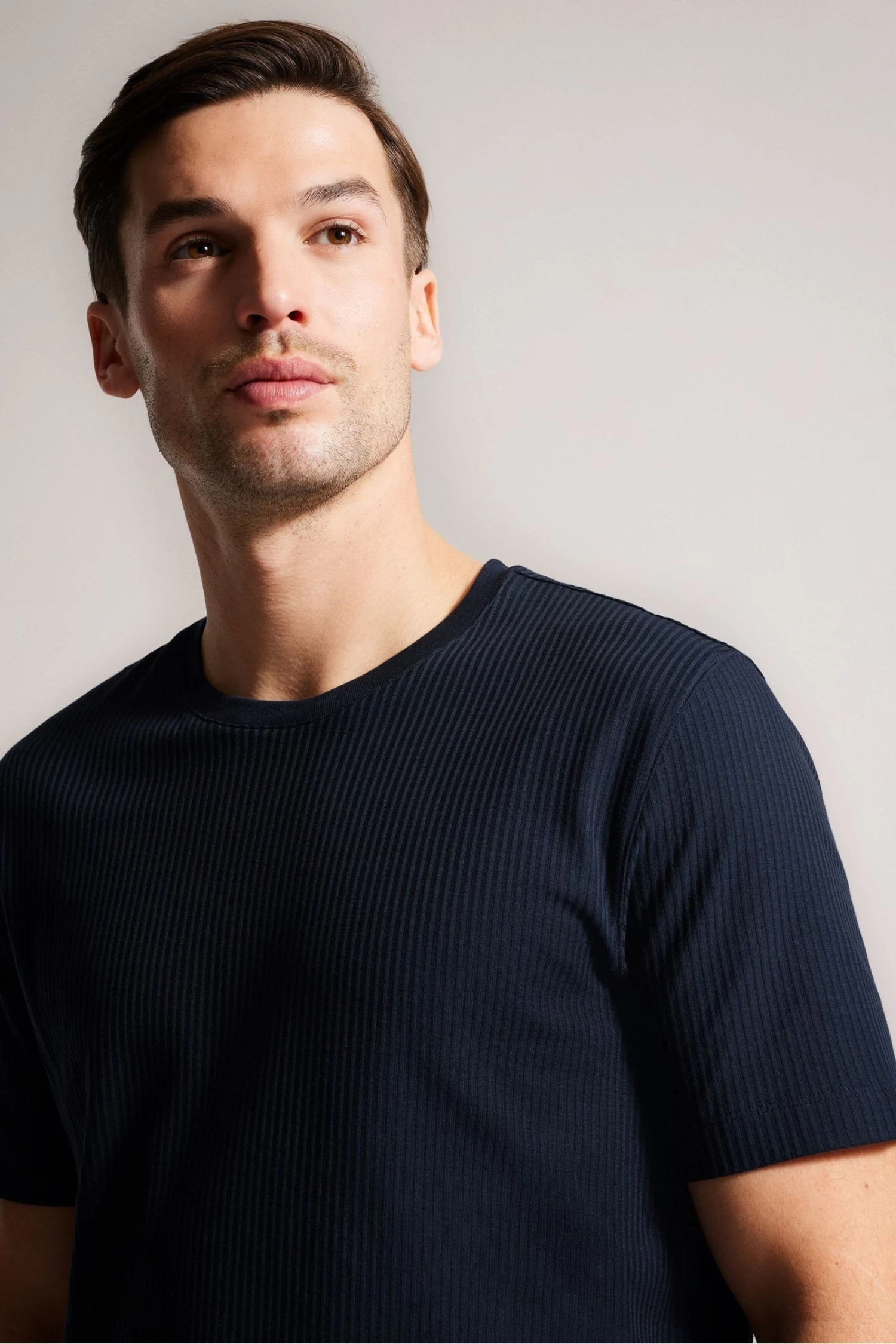 Ted Baker Blue Rakes Short Sleeved Regular Fit T-Shirt - Image 4