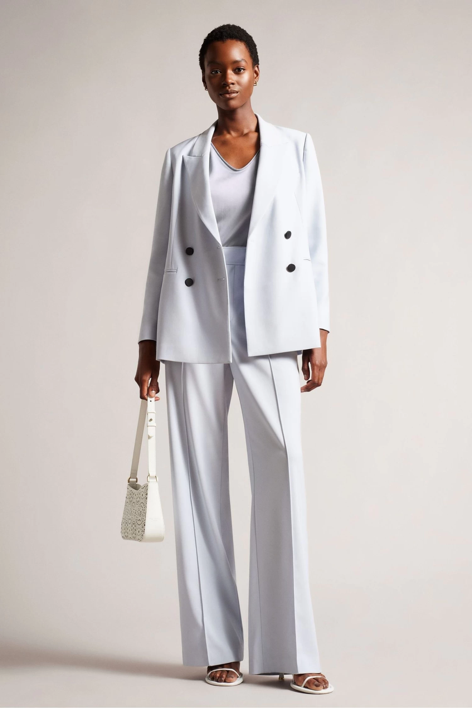 Ted Baker Grey Shavon V-Front Vest - Image 3