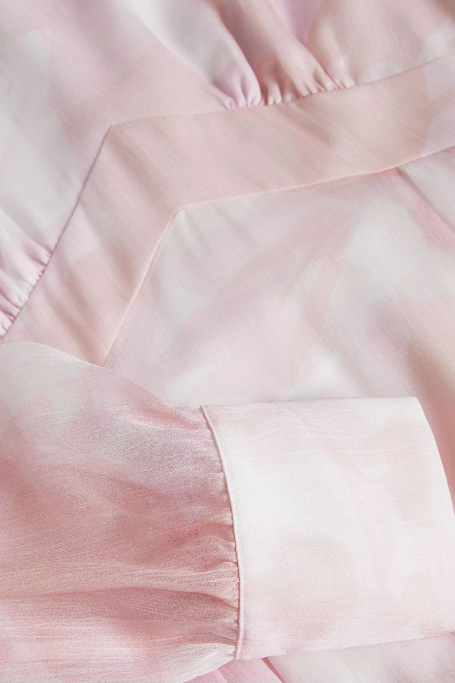 Ted Baker Pink Huron Long Sleeve Maxi Dress With Blouson Sleeve - Image 3