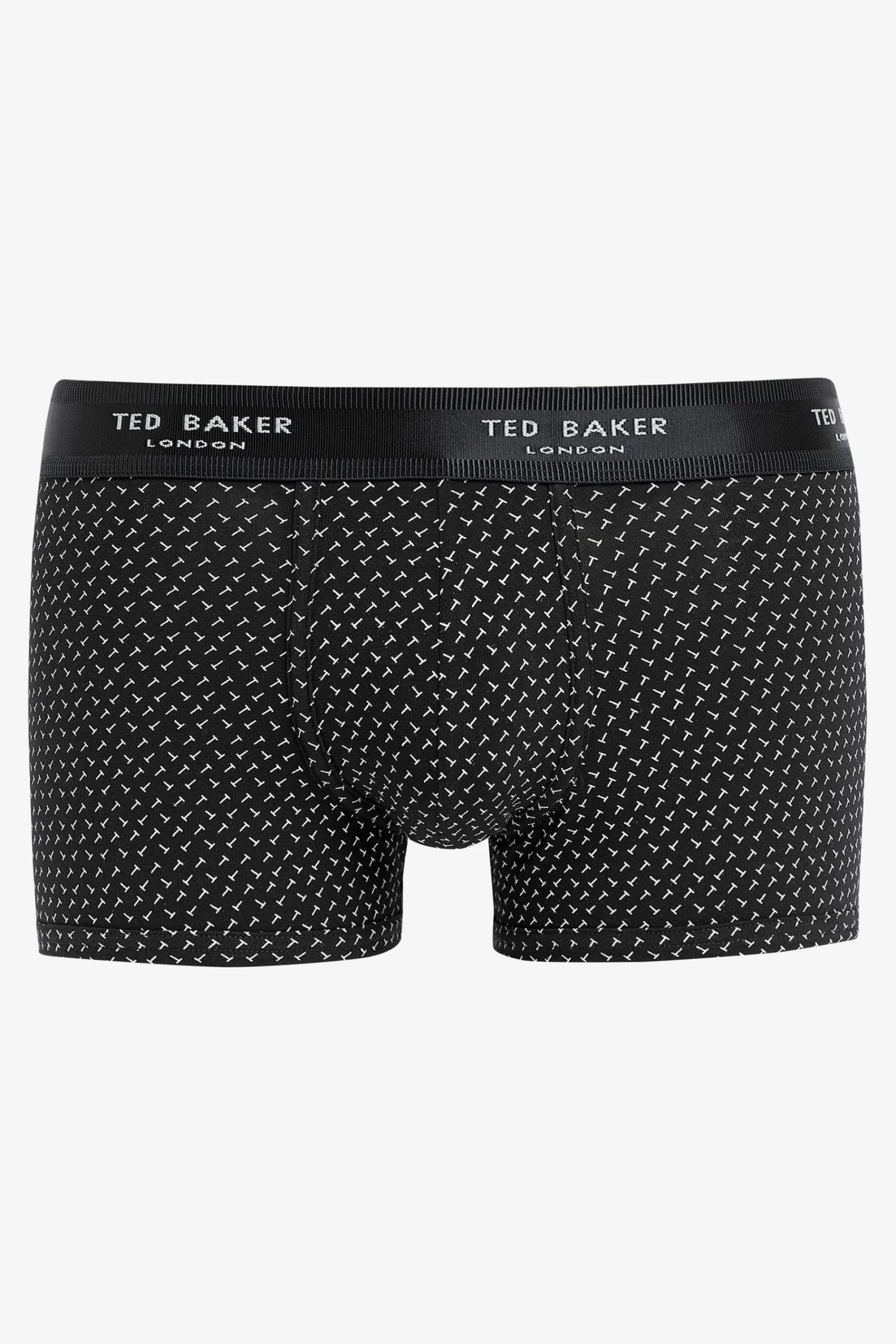 Ted Baker Black/Grey Cotton Trunks 3 Pack - Image 2