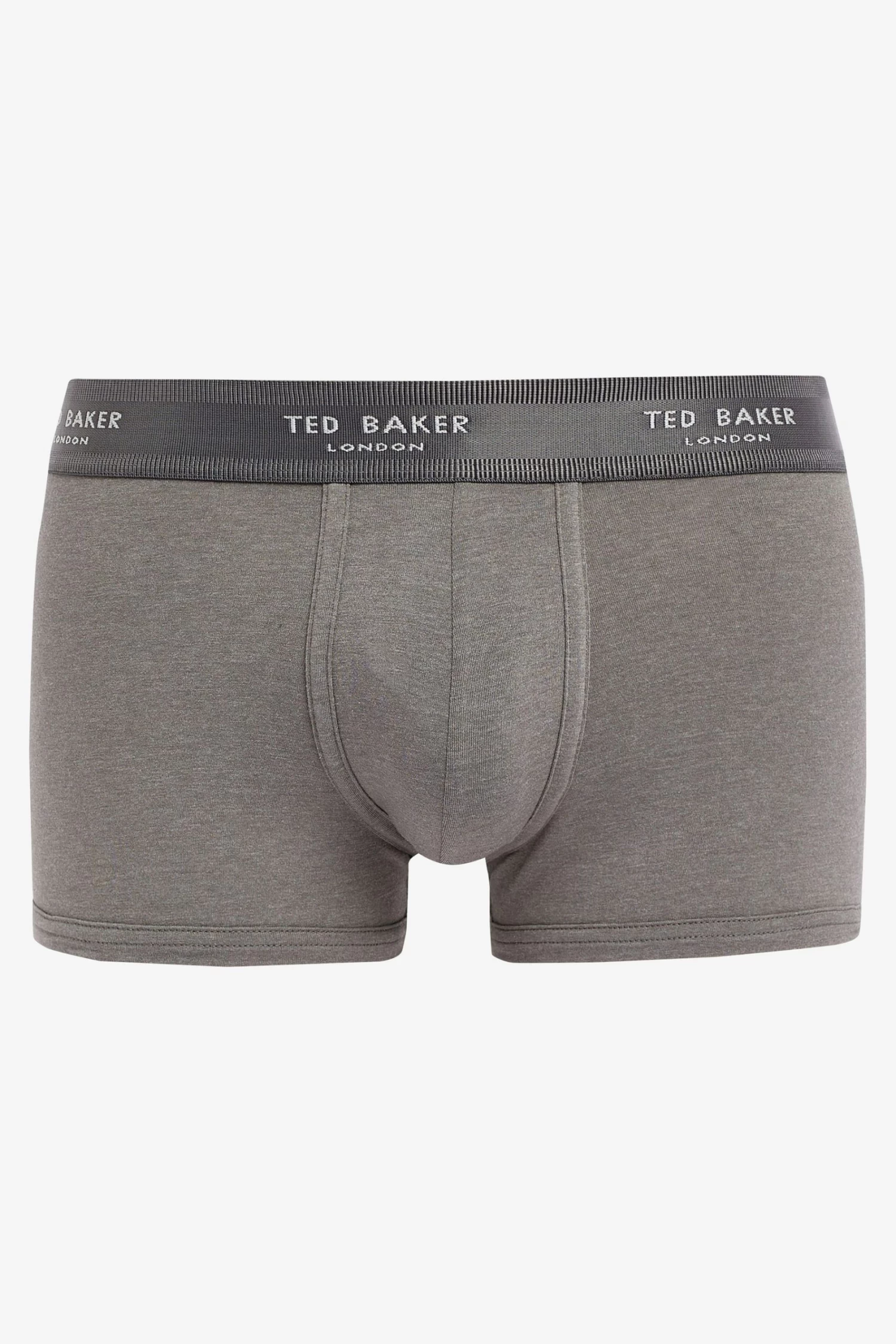 Ted Baker Black/Grey Cotton Trunks 3 Pack - Image 4