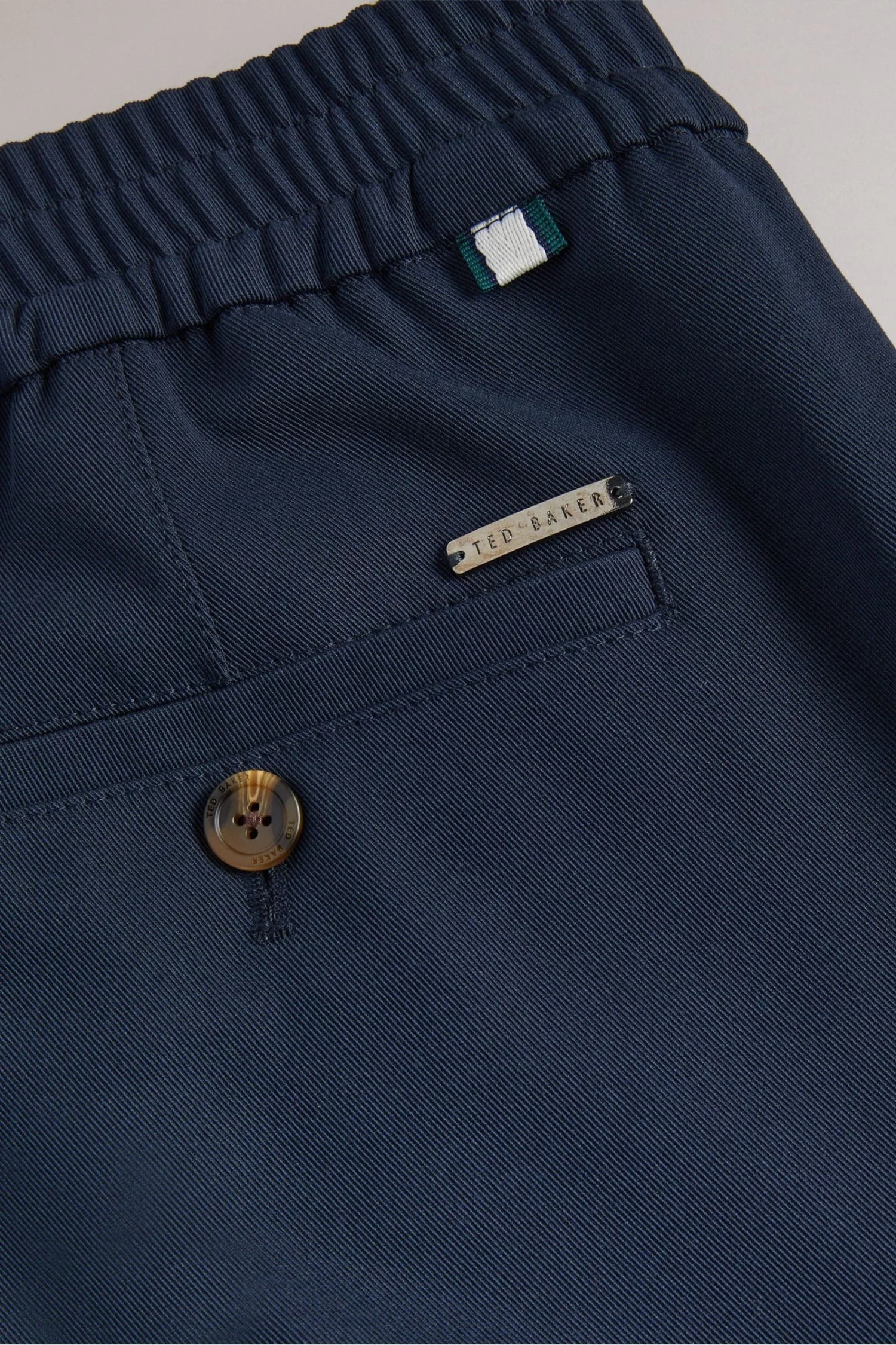 Ted Baker Blue Rodny Irvine Slim Fit Trousers - Image 5