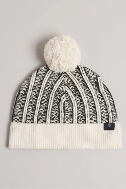 Ted Baker Salocy Black Textured Hat