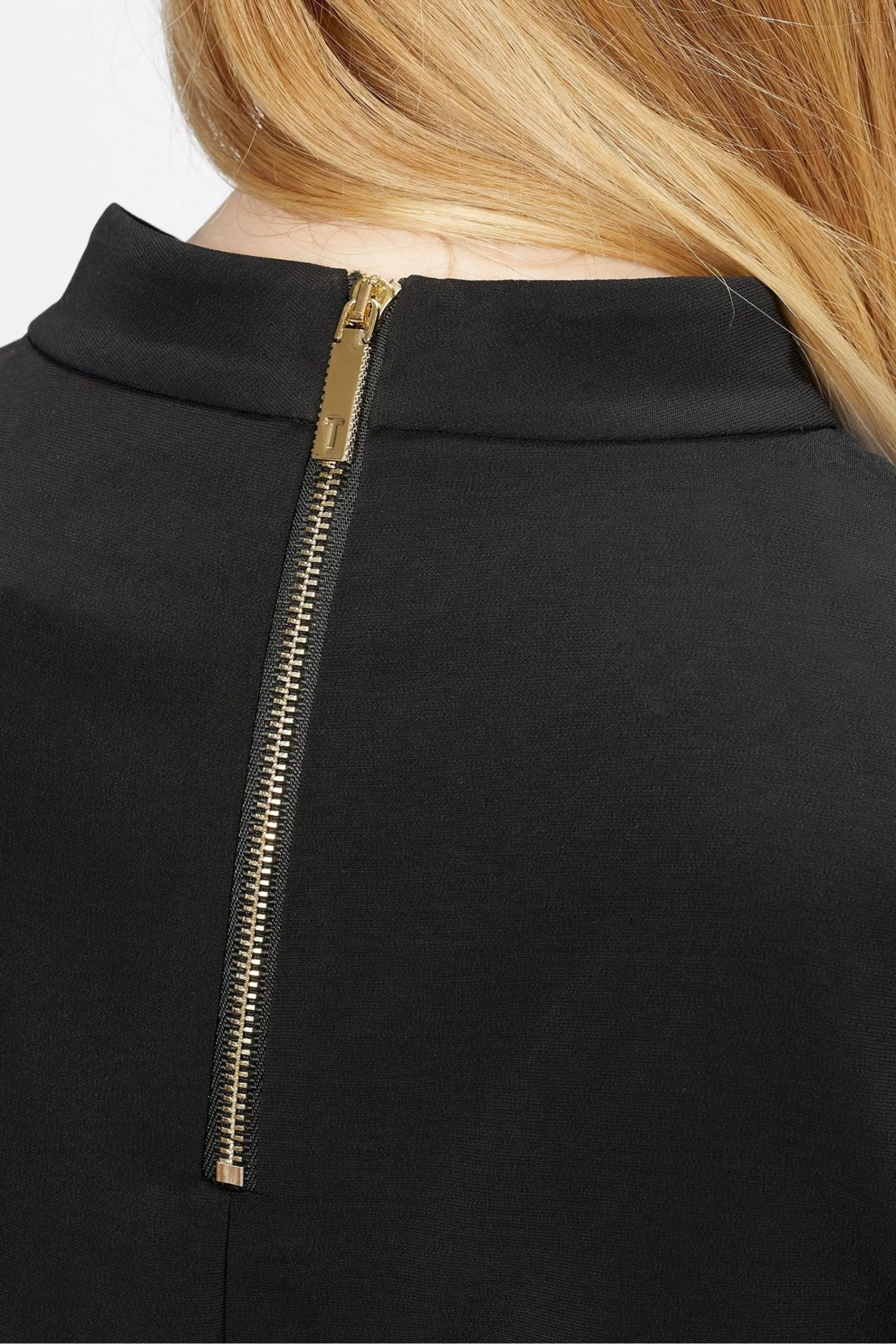 Ted Baker Black Micaeli Organza Volume Sleeve Top - Image 5