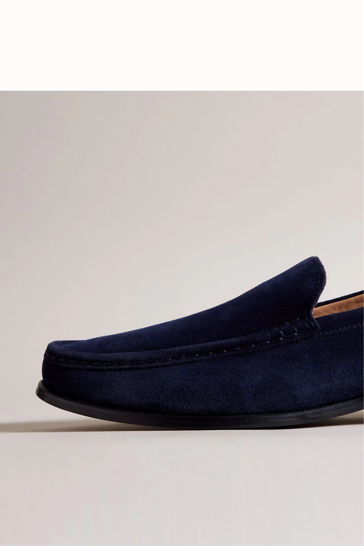 Ted Baker Blue Labis Suede Formal Penny Loafers - Image 3