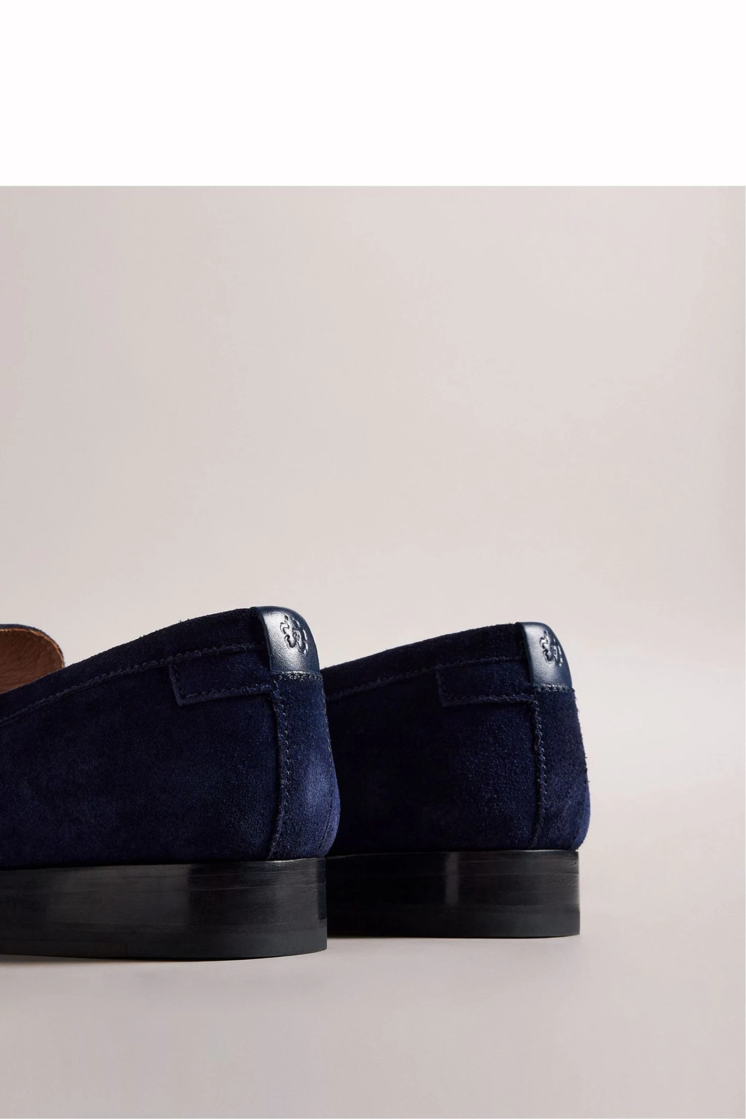 Ted Baker Blue Labis Suede Formal Penny Loafers - Image 4