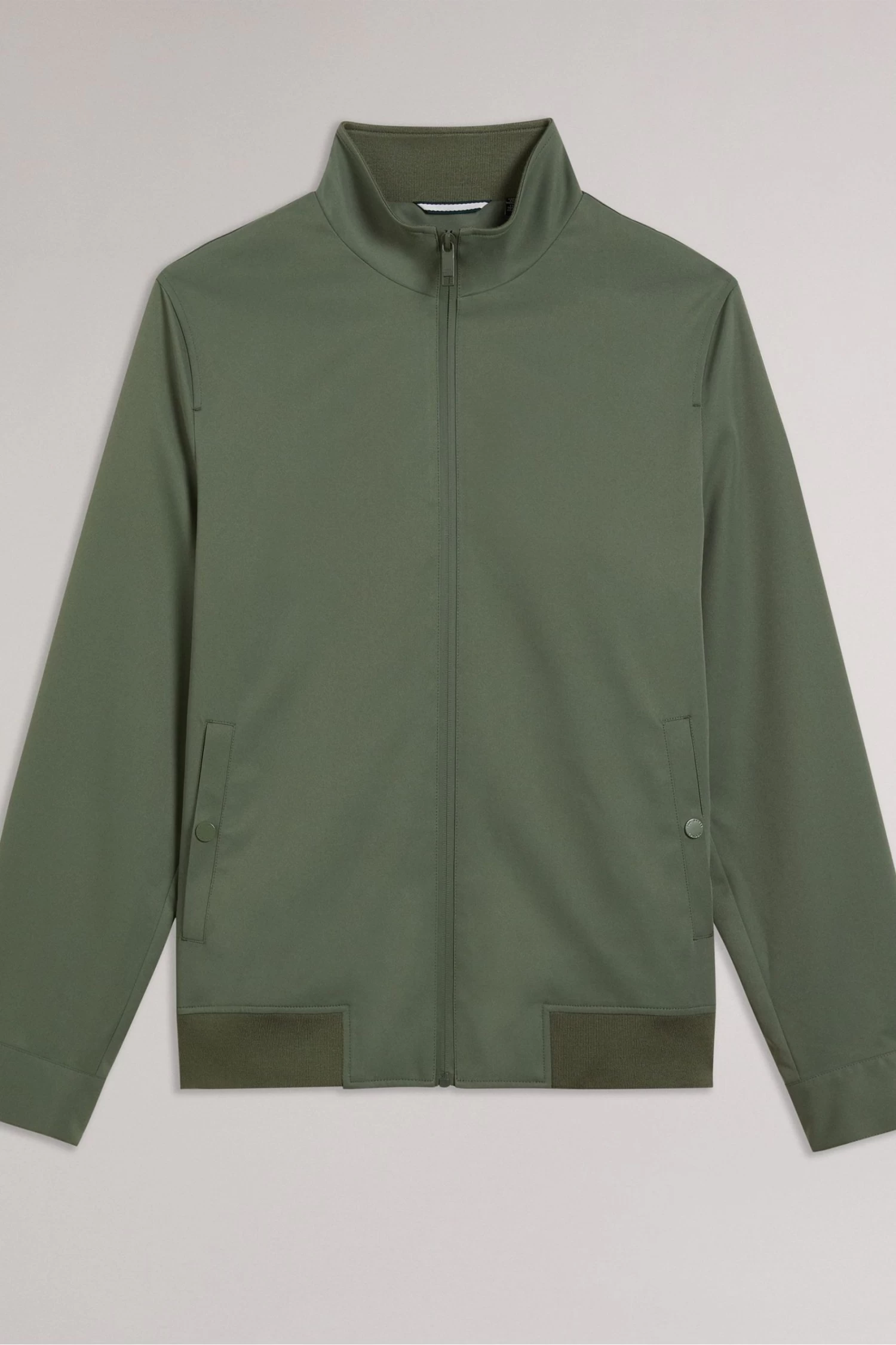 Ted Baker Green Arzona Smart Nylon Funnel Neck Bomber Jacket - Image 5