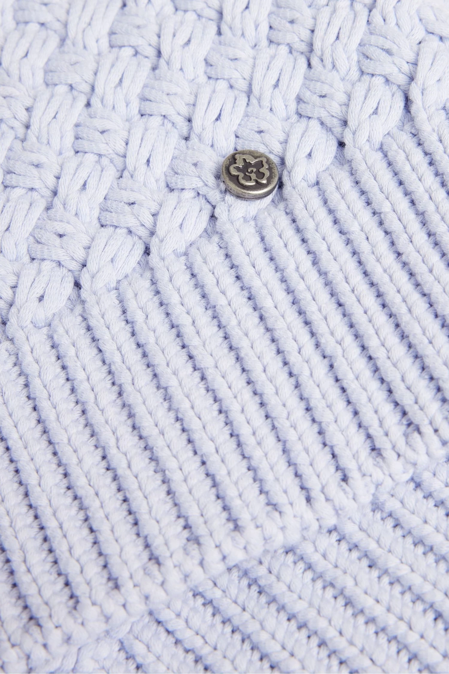 Ted Baker Blue Stena Baby Basket Stitch Tank - Image 4