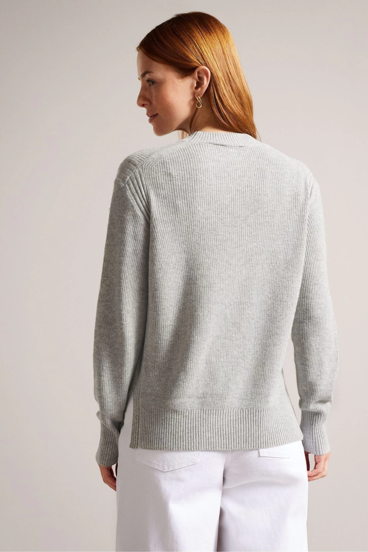 Ted Baker Rashell Cashmere Blend Crew Neck Sweater - Image 2