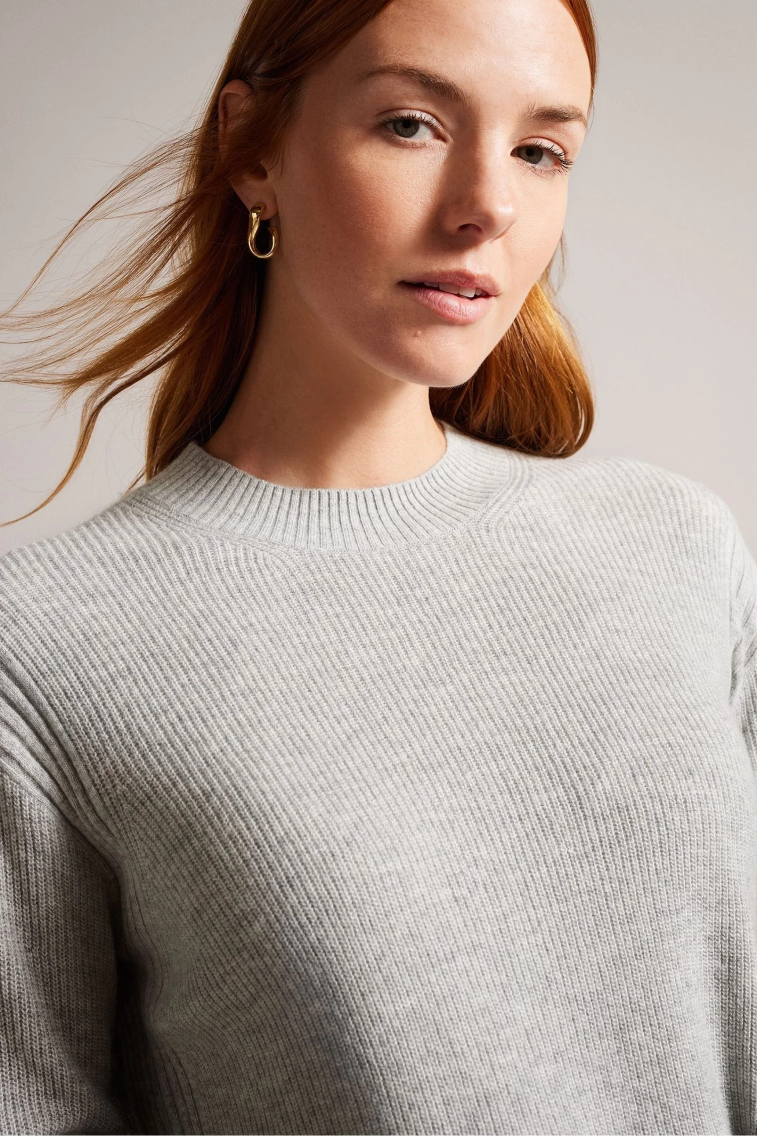 Ted Baker Rashell Cashmere Blend Crew Neck Sweater - Image 3
