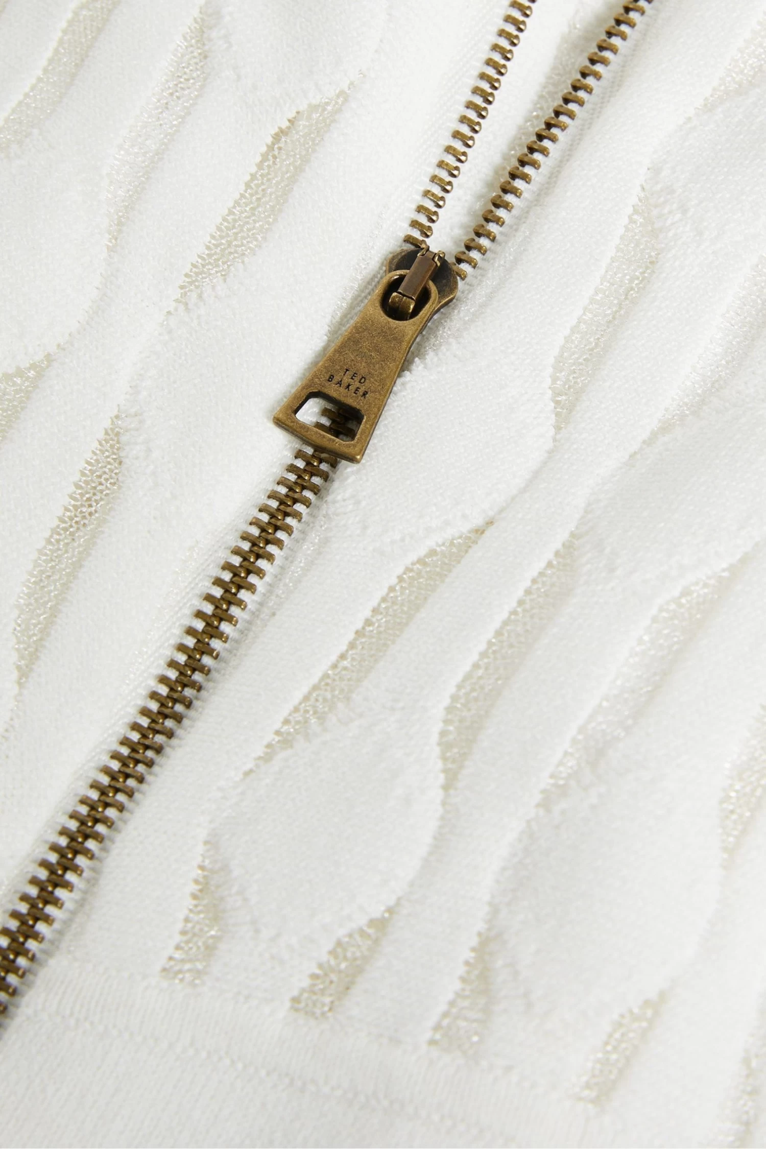 Ted Baker Polyan Stitch Detailed Bodycon White Dress - Image 4