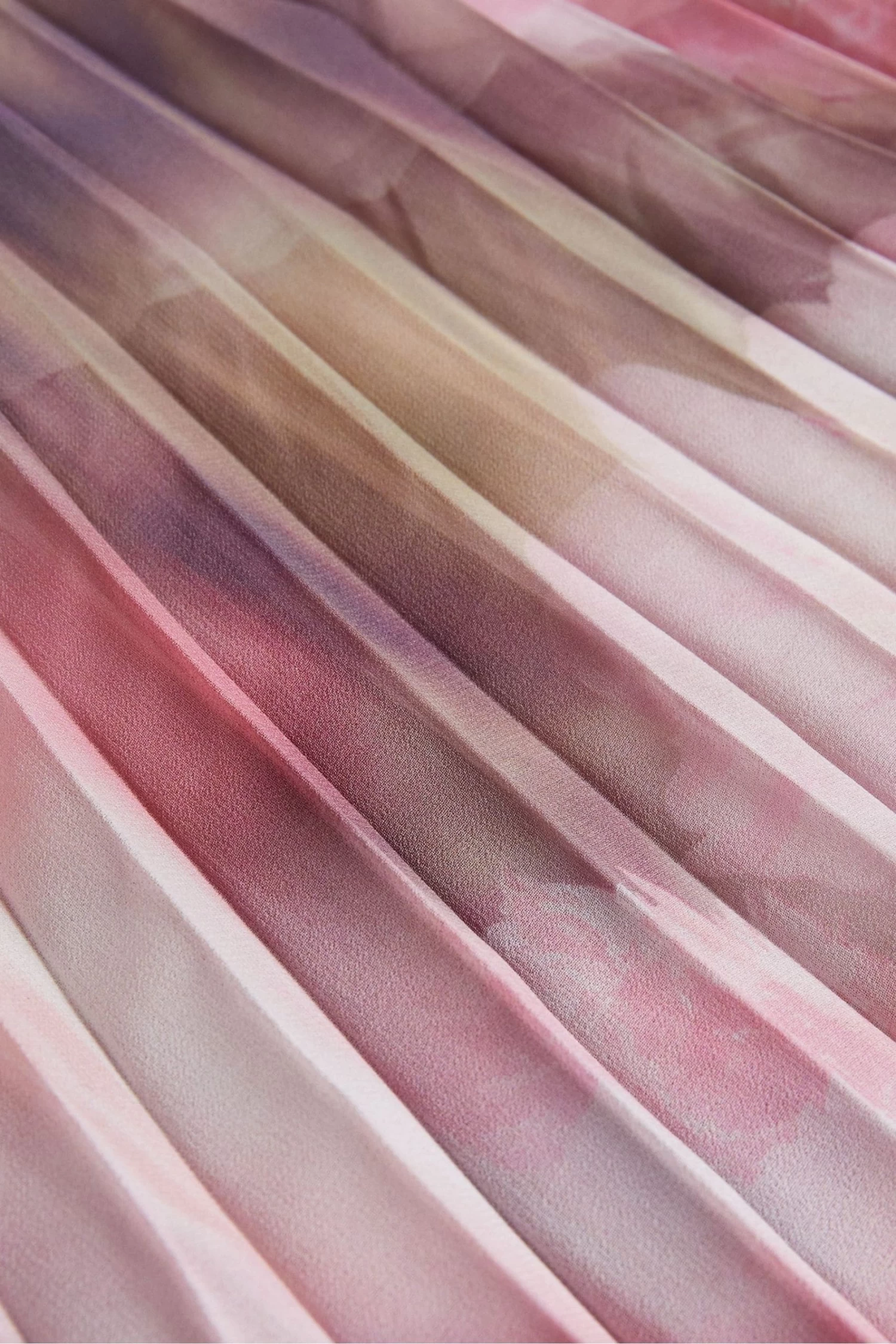 Ted Baker Pink Loulous Coral Cross Front Pleated Dress With Knit Bodice - Image 7