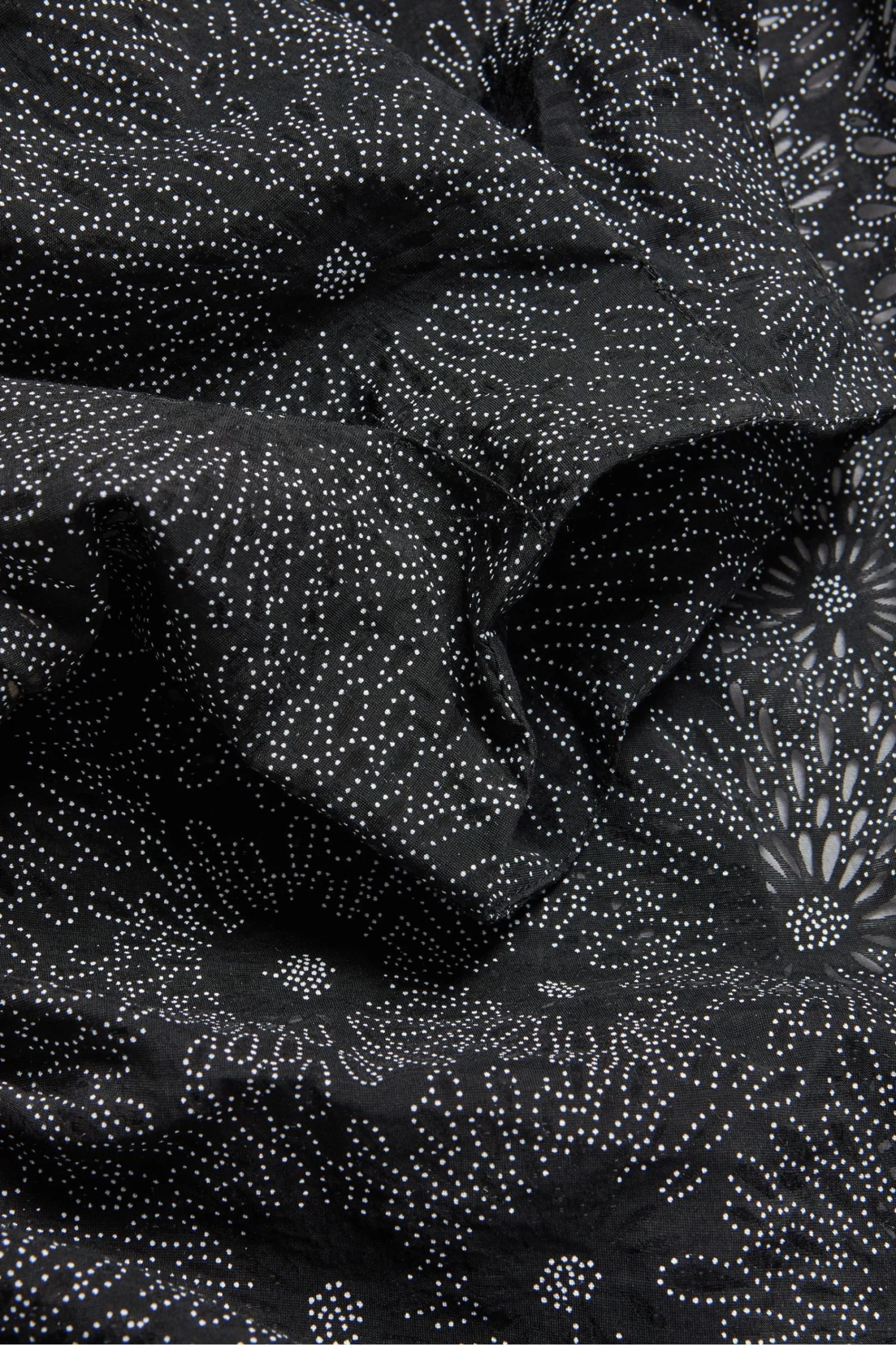 Ted Baker Meganie Puff Sleeve Tiered Midi Black Dress - Image 5