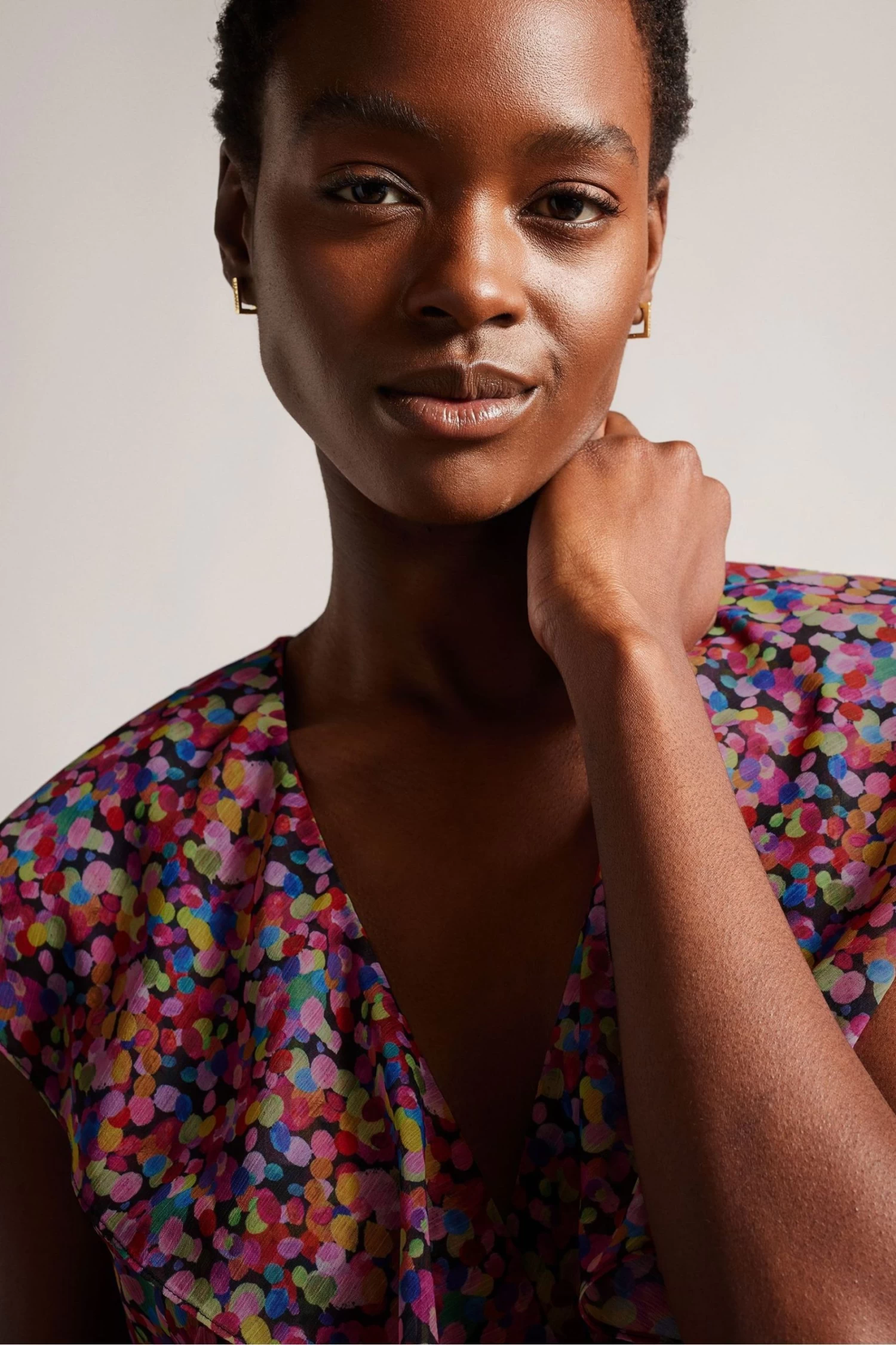 Ted Baker Surya Black Ruffle Front Wide Leg Jumpsuit - Image 4