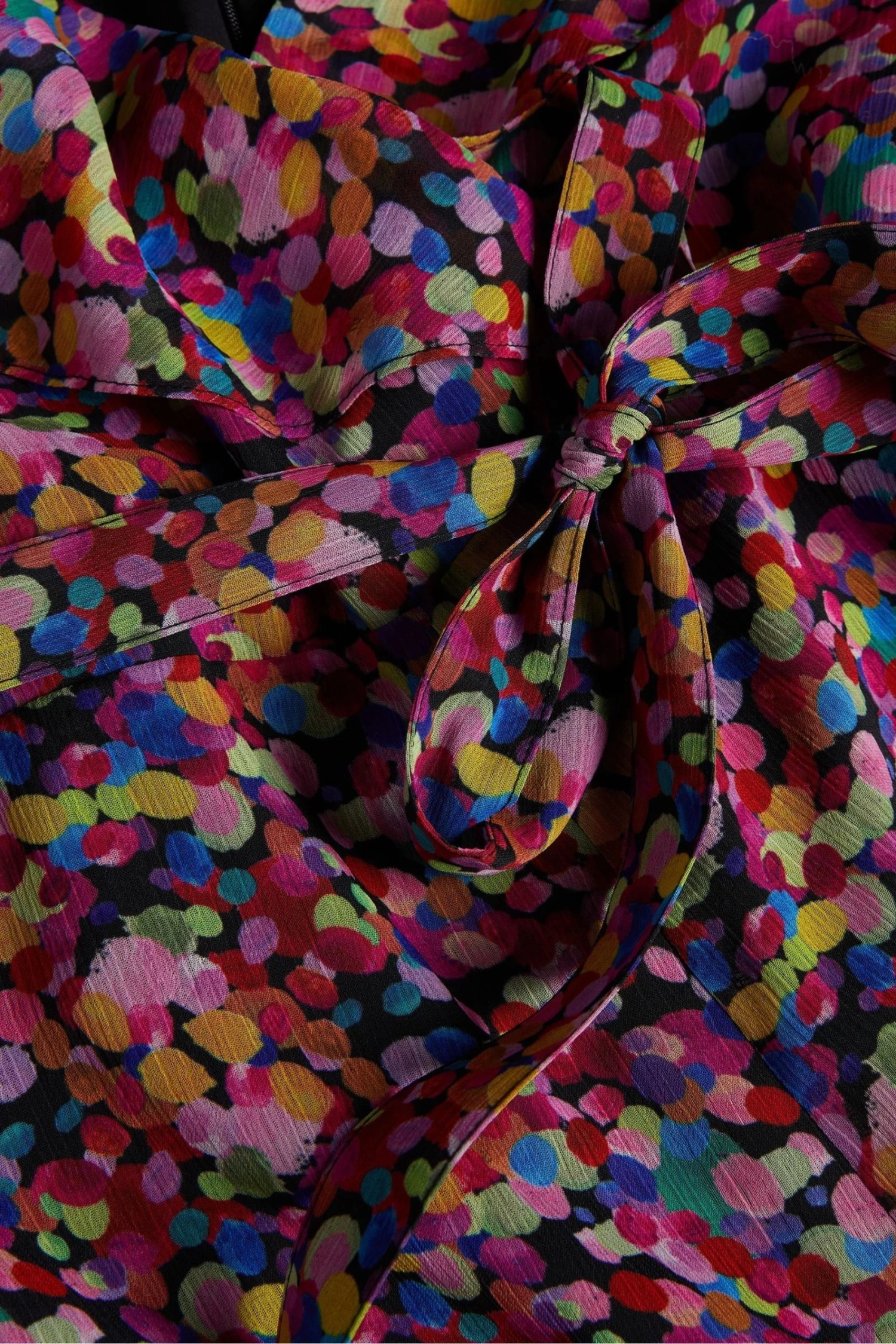 Ted Baker Surya Black Ruffle Front Wide Leg Jumpsuit - Image 5