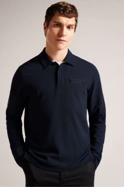 Ted Baker Blue Regular Fit Polo Shirt