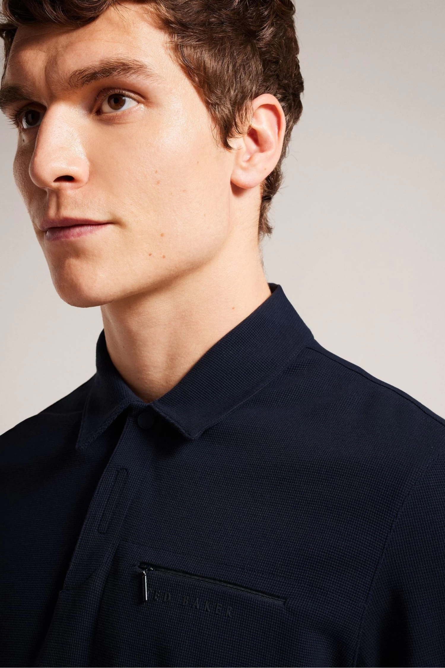 Ted Baker Blue Regular Fit Polo Shirt - Image 4