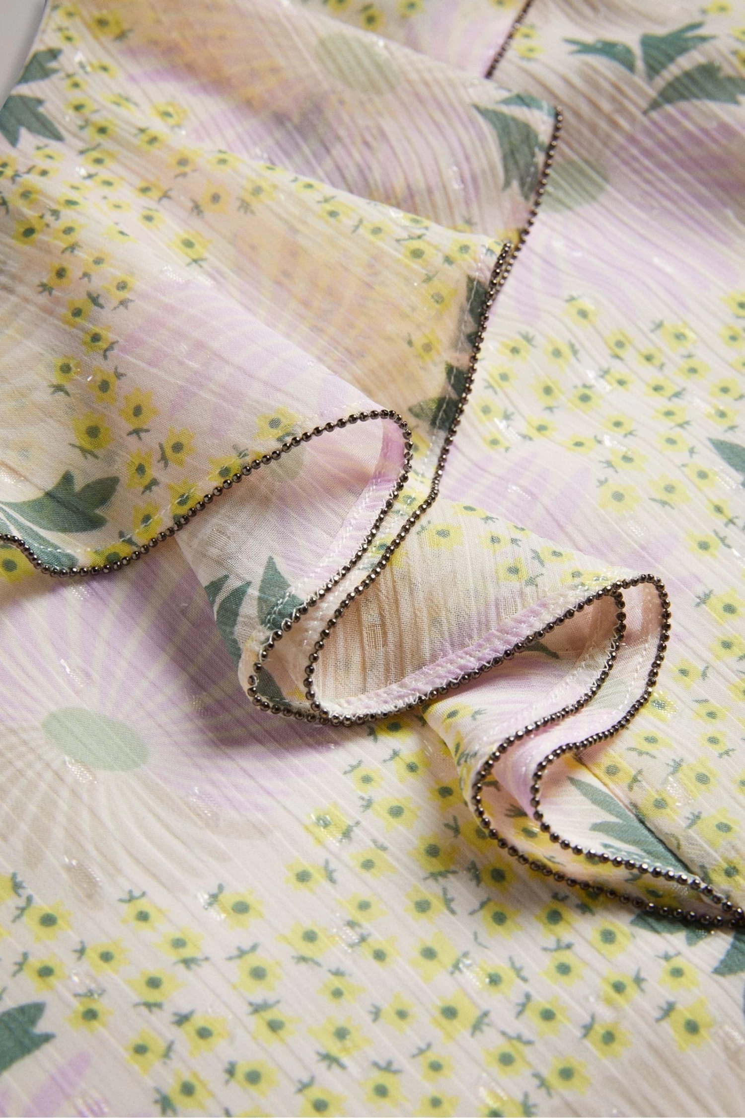 Ted Baker Yellow Shaunia Ruffle V-Neck Cami - Image 5