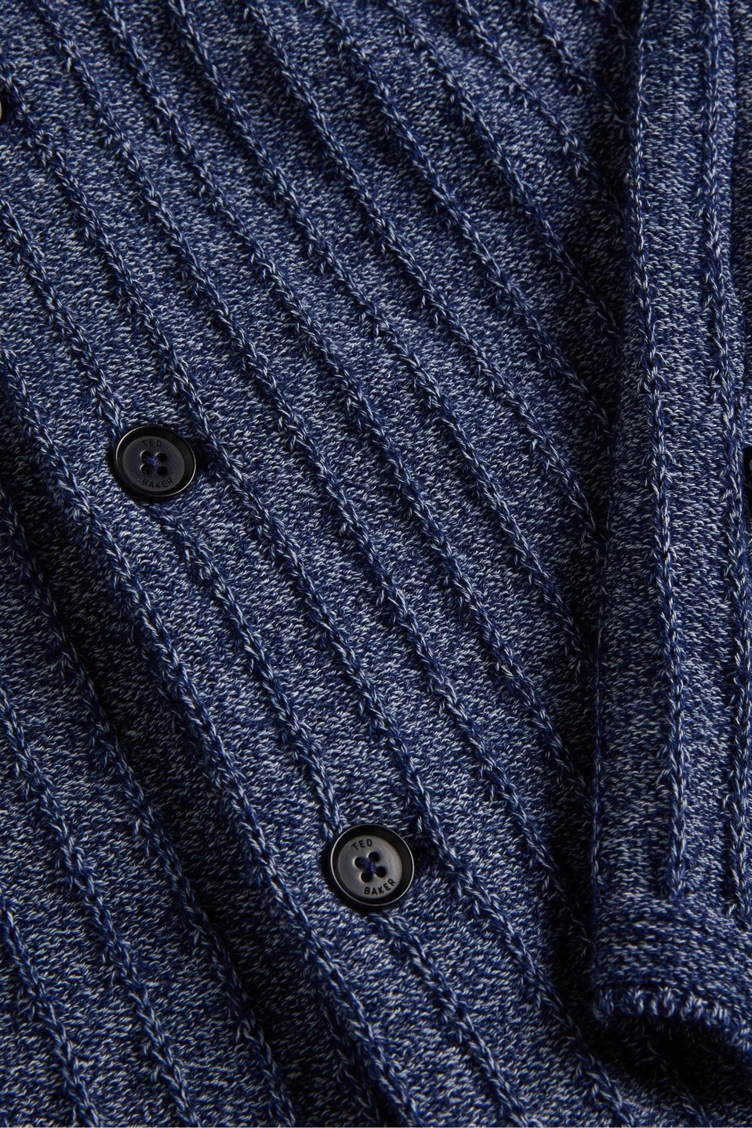 Ted Baker Blue Proof Short Sleeve Relaxed Fit Knitted Shirt - Image 8