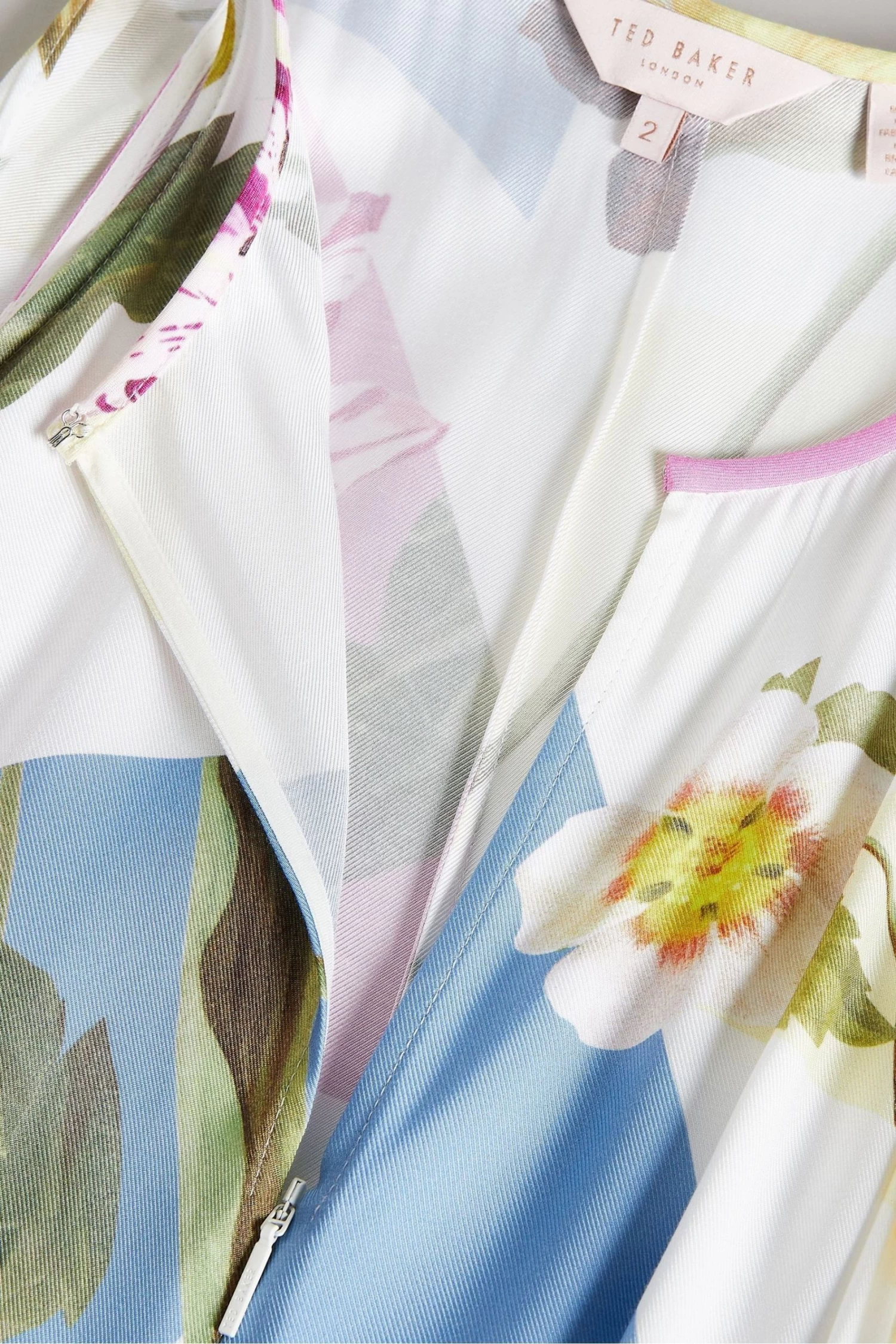 Ted Baker Saanvii White Halterneck Midi Dress - Image 5