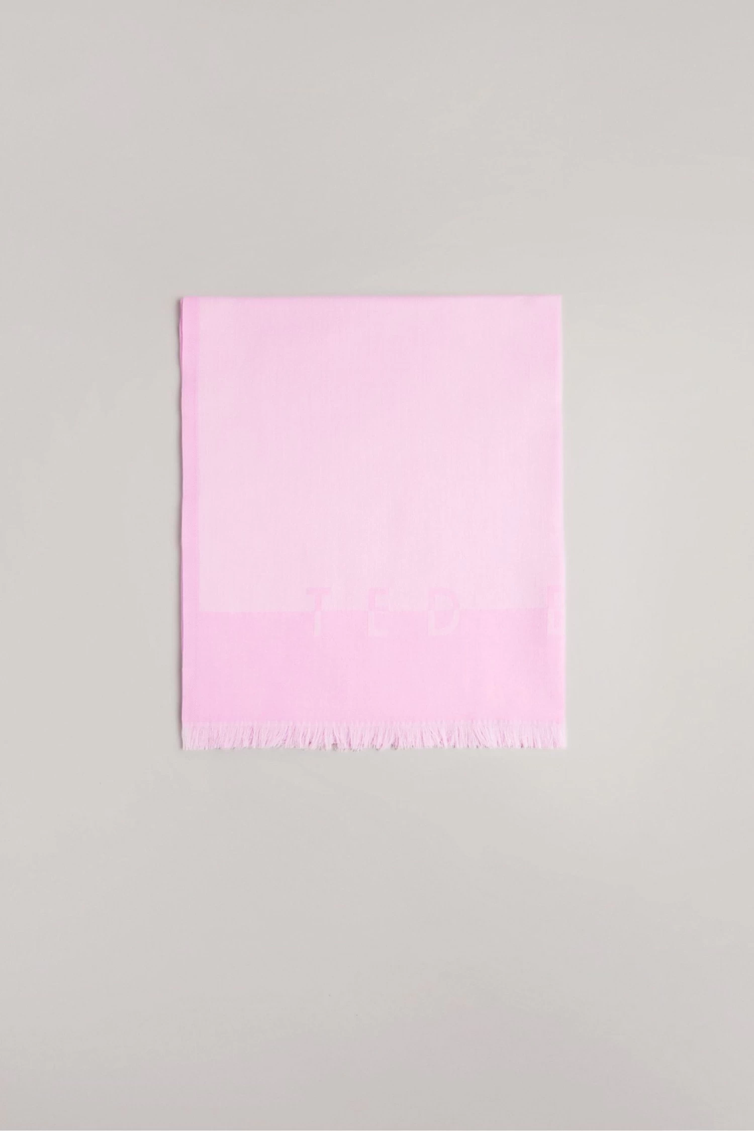 Ted Baker Pink Esteli Logo Long Scarf - Image 3
