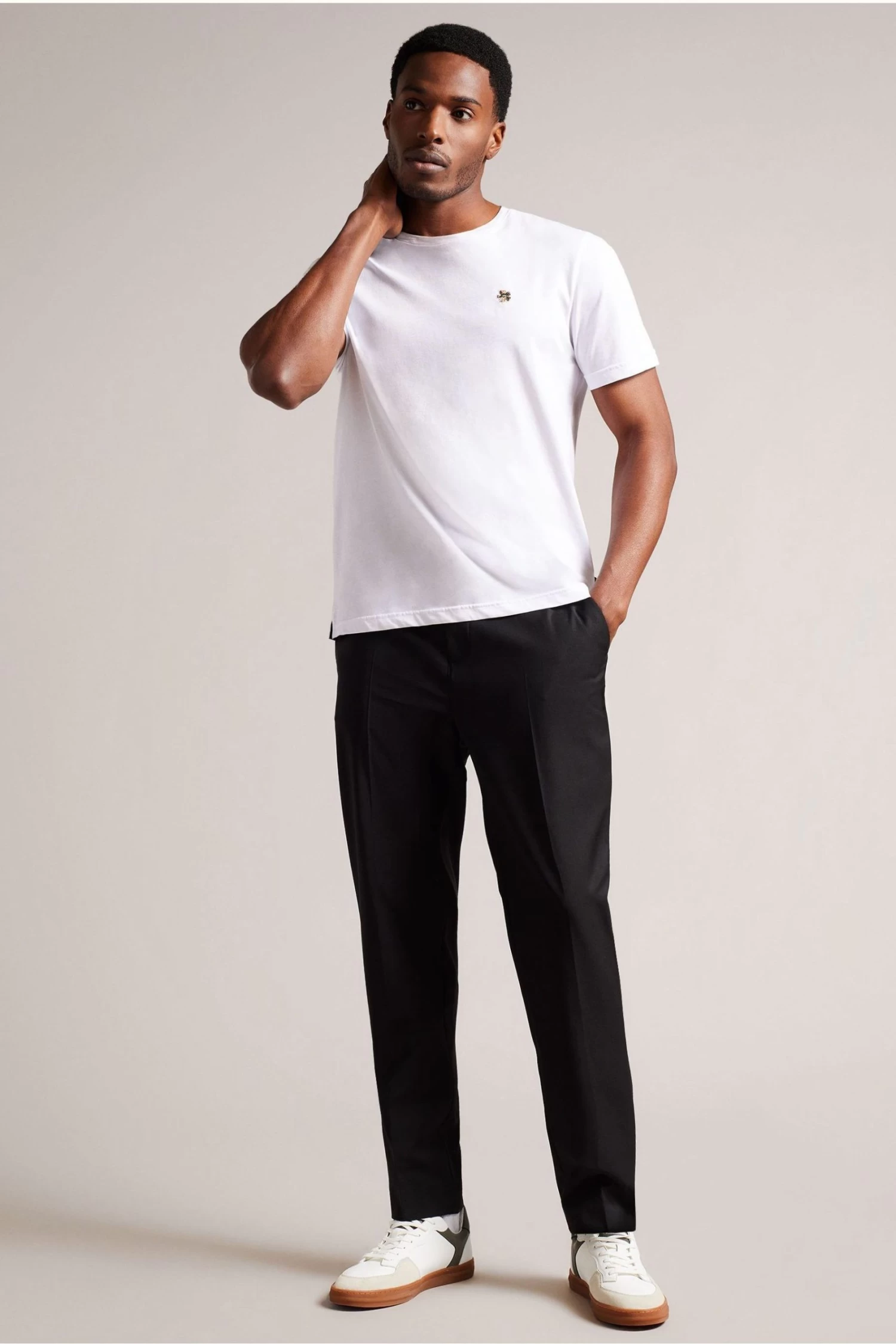 Ted Baker Barkerl Dk-Green Leather And Suede Sneakers - Image 5