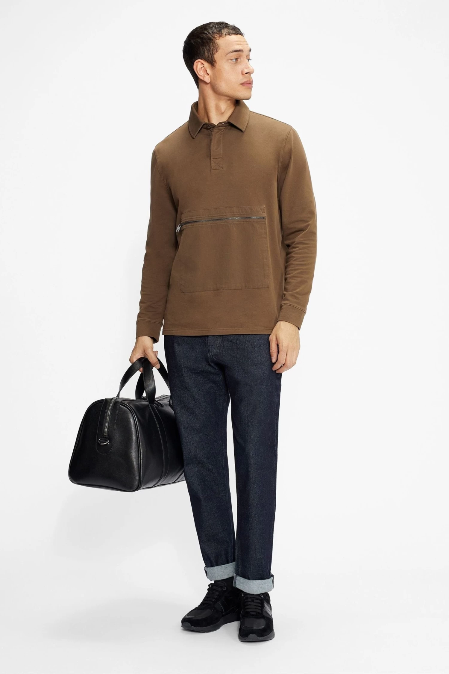 Ted Baker Fidick Saffiano Leather Holdall - Image 3