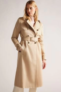 Ted Baker Natural Robbii Lightweight Trench Coat