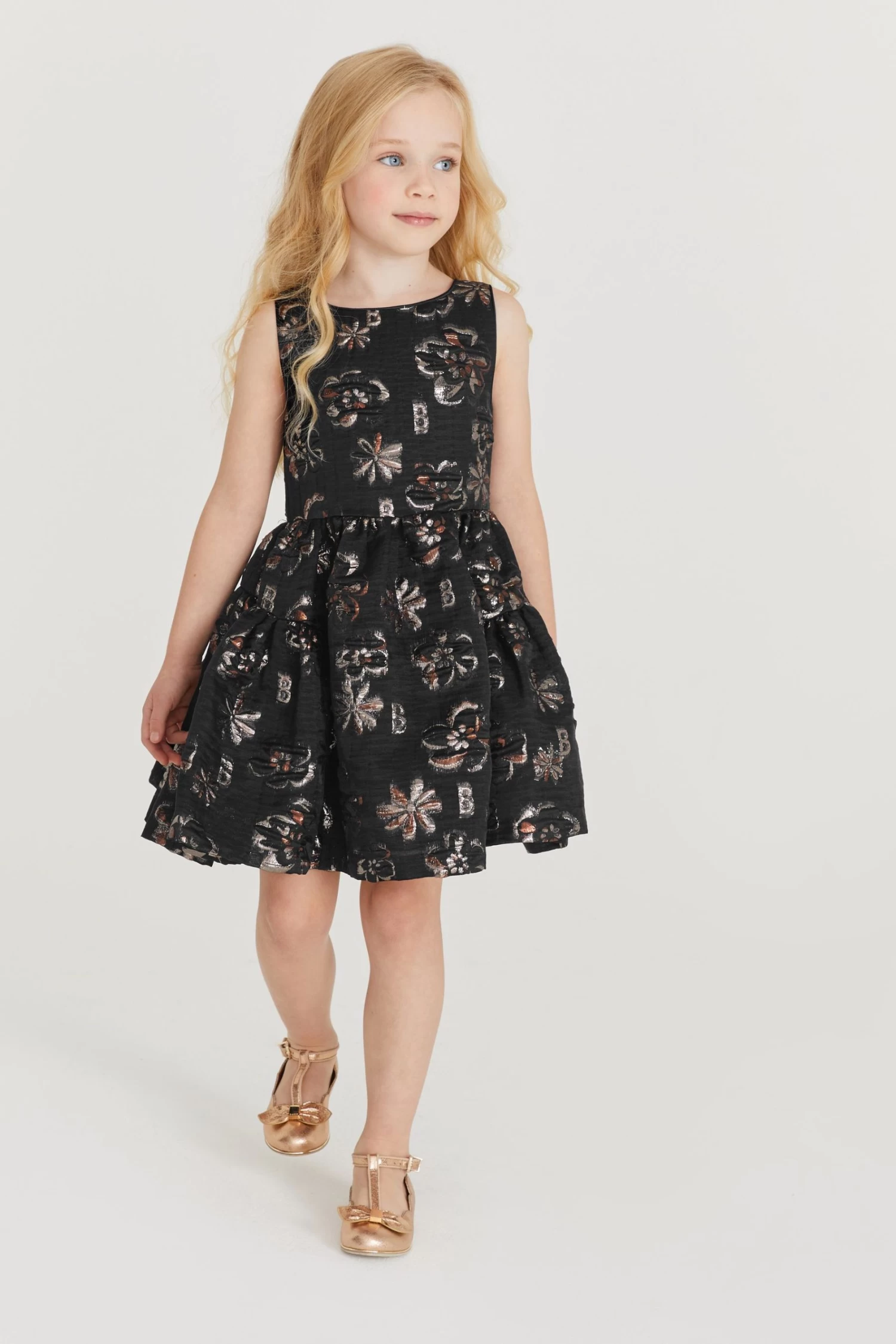 Baker By Ted Baker Black Jacquard Dress - Image 2