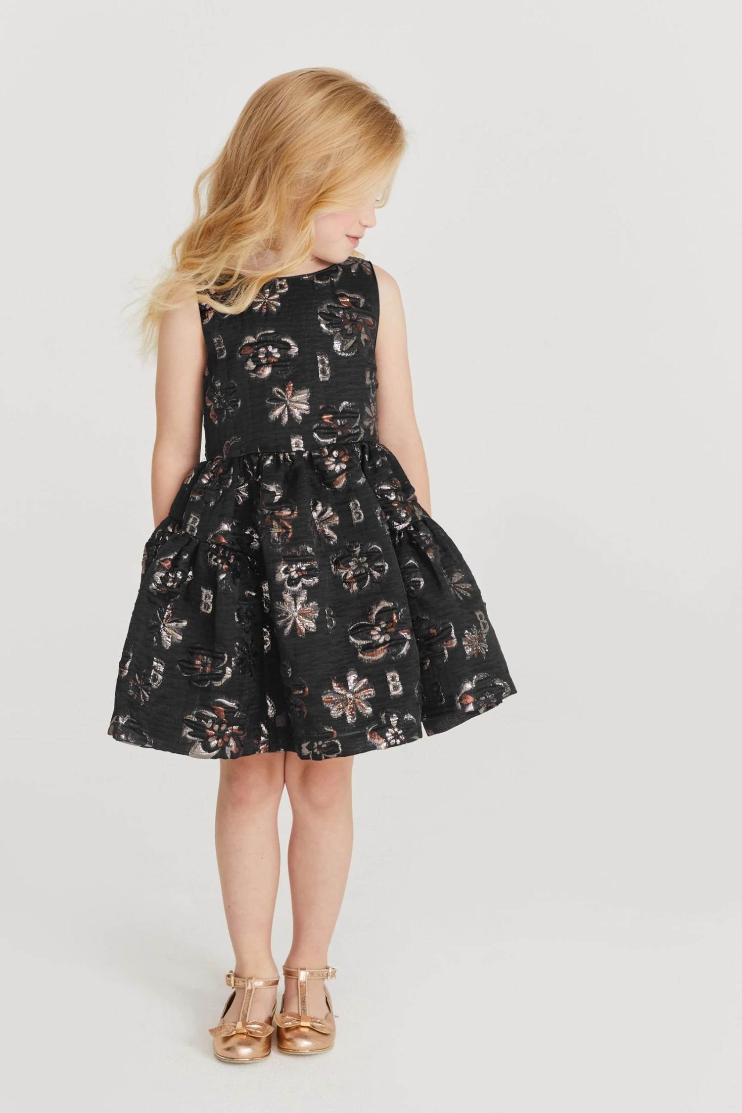 Baker By Ted Baker Black Jacquard Dress - Image 3