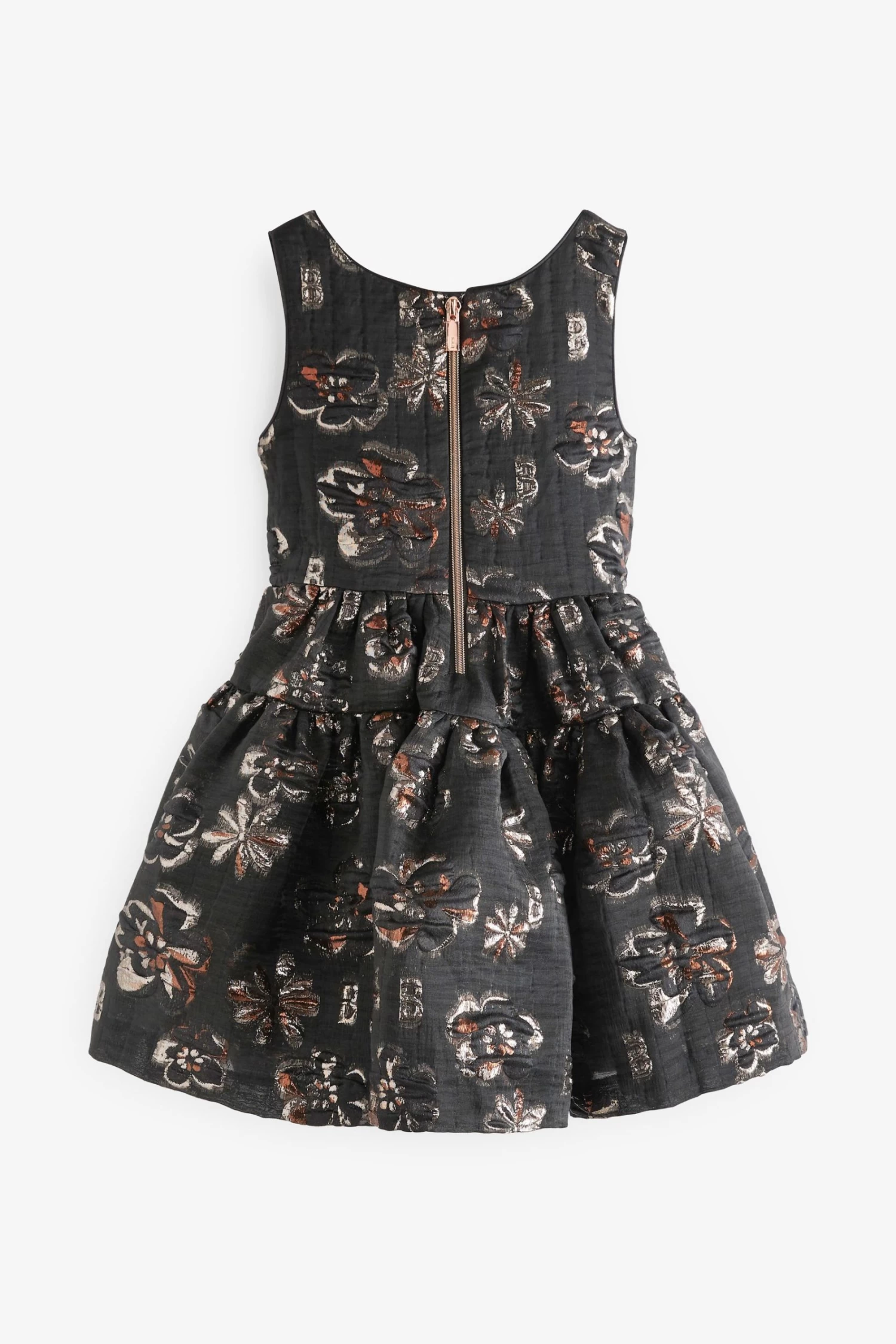 Baker By Ted Baker Black Jacquard Dress - Image 9