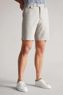 Ted Baker Lt-Grey Ashfrd Chino Shorts