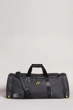 Ted Baker Hyke Black Rubberised Holdall Bag