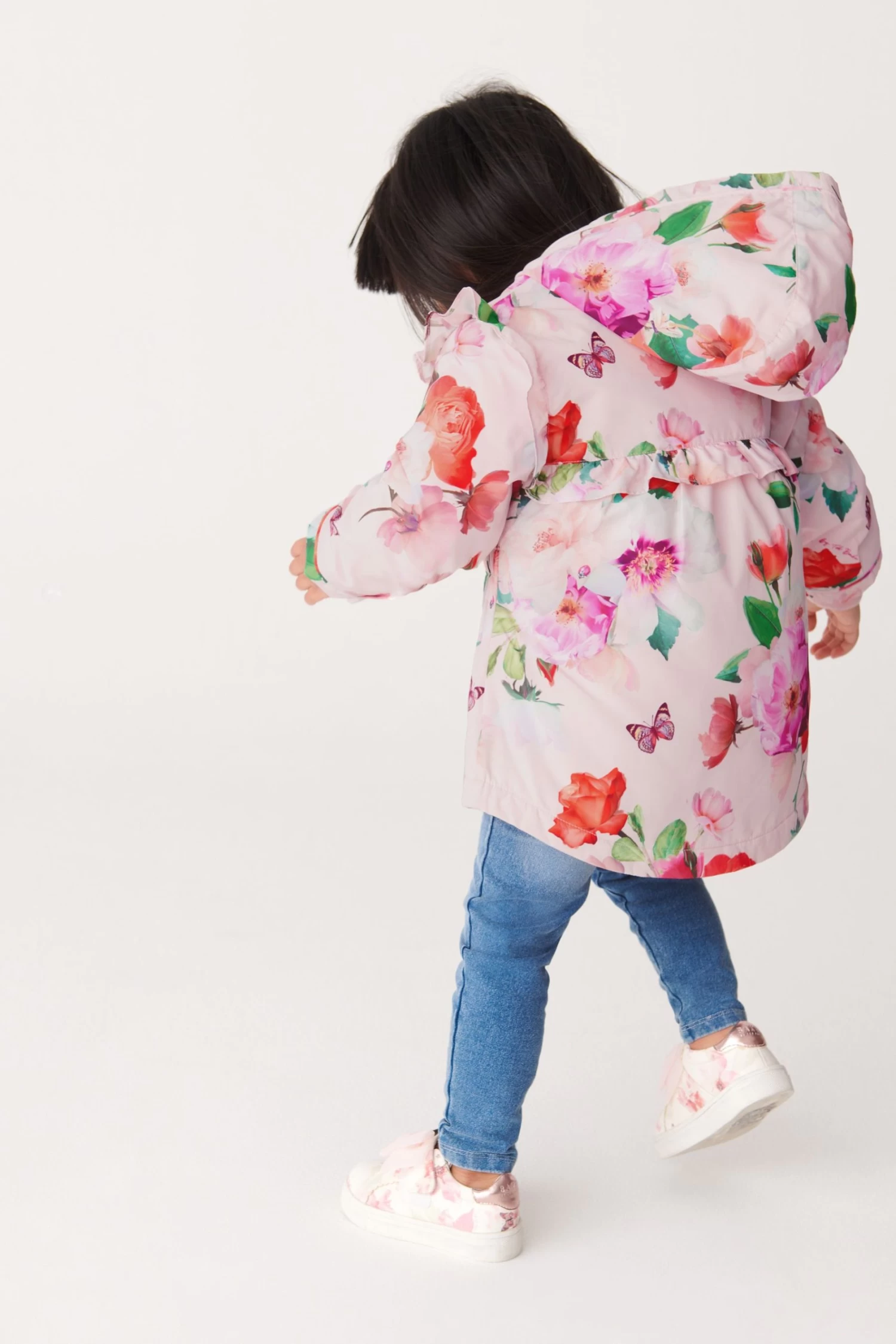 Baker By Ted Baker Pink Floral Rain Mac - Image 3